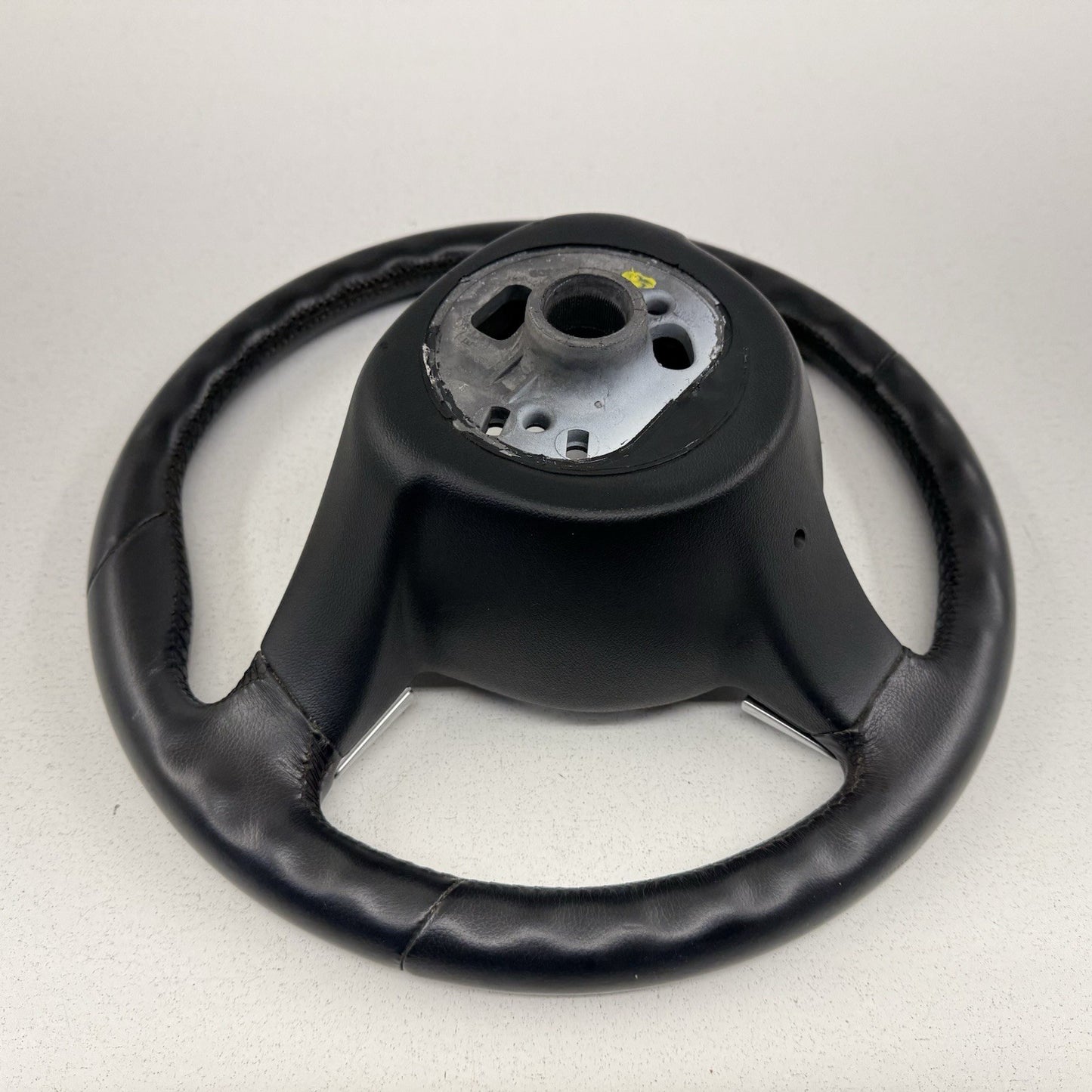 05-08 Porsche 911 997 Manual Sport Driver Steering Wheel 3 Spoke Black OEM