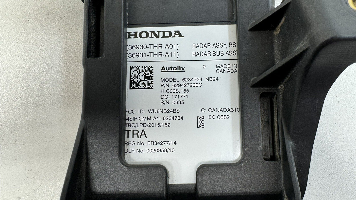 18-23 HONDA ODYSSEY PASSENGER RIGHT REAR BLIND SPOT RADAR CONTROL MODULE OEM