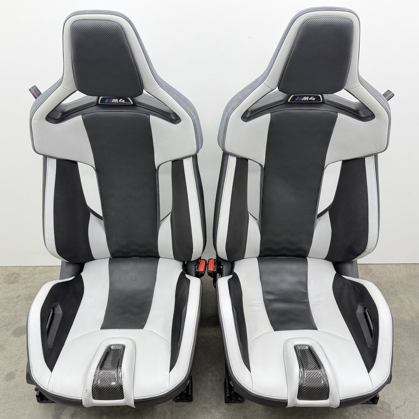 2021-2026 BMW M3 M4 G80 G82 Front Carbon Fiber Bucket Seat Pair Silverstone OEM