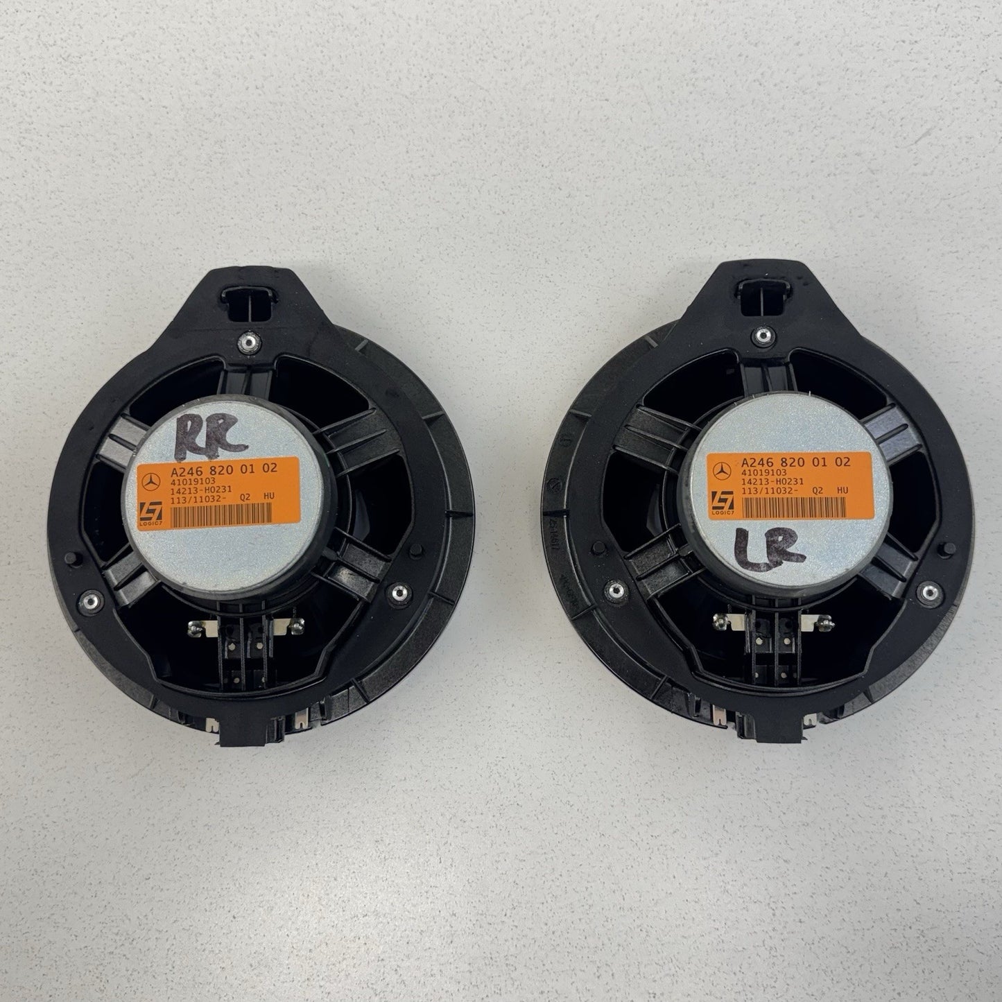 10-13 Mercedes W212 E350 Logic 7 Speaker Tweeter Subwoofer Audio Sound Set OEM
