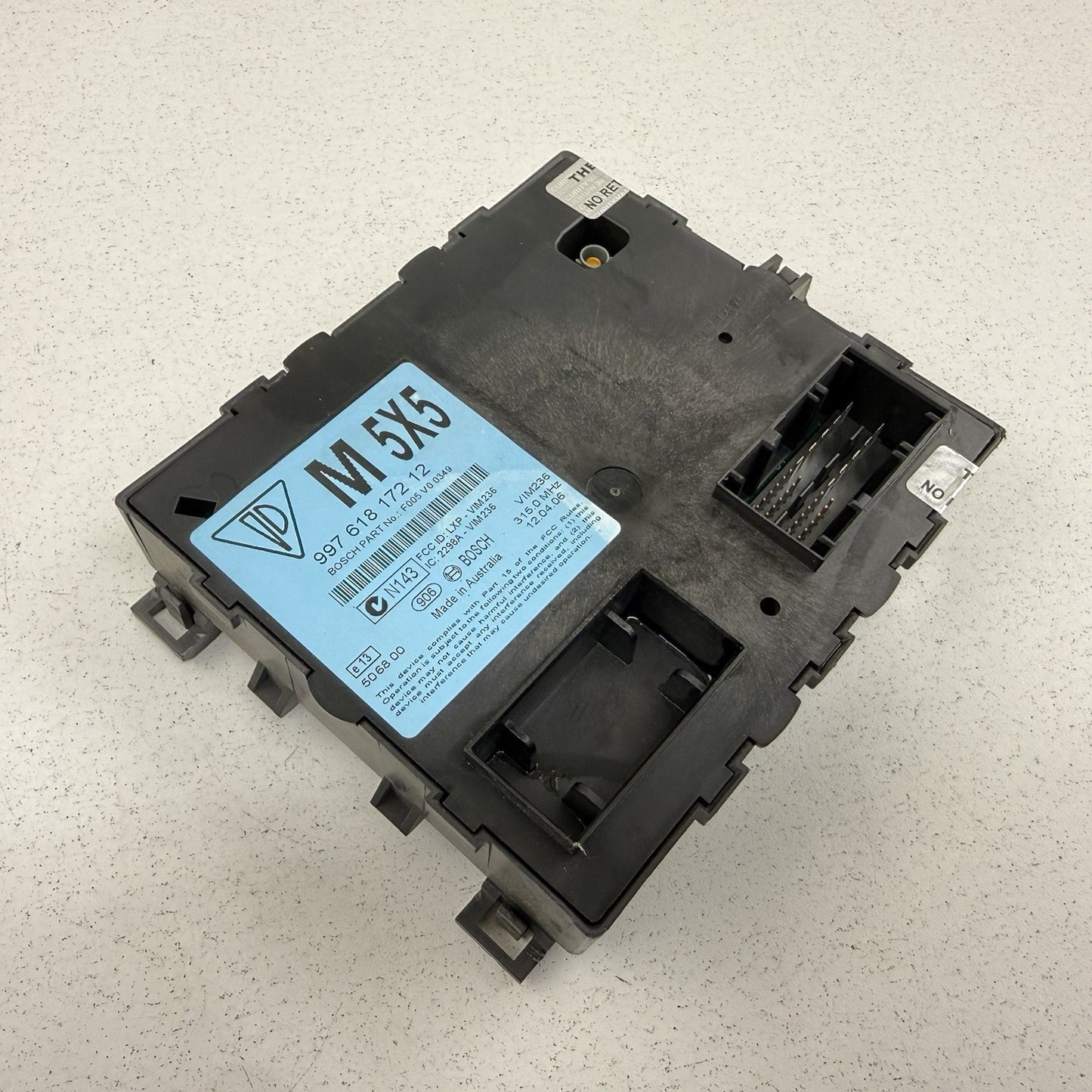 05-12 Porsche 911 997 Boxster Cayman 987 Anti Theft Locking Control Module OEM