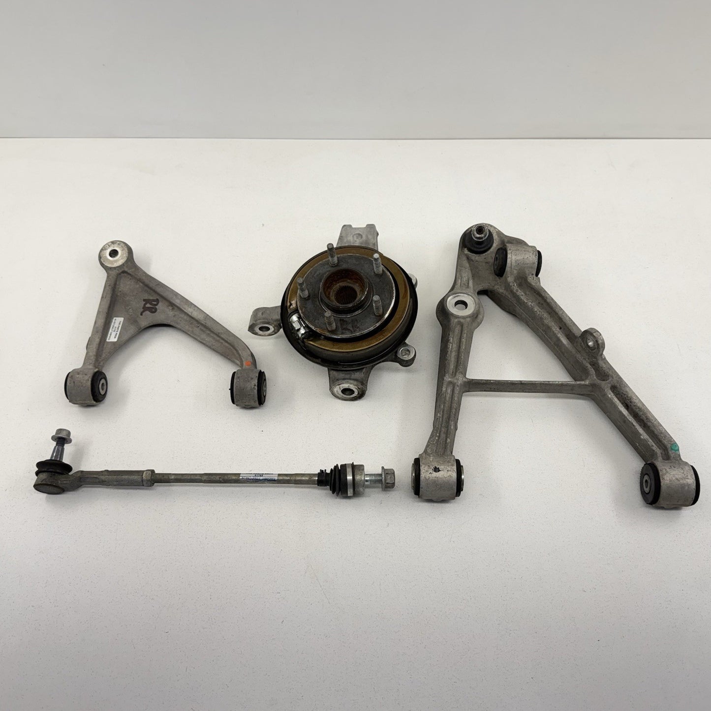 01-04 Chevrolet Corvette C5 Z06 Right Rear Knuckle Hub W/ Control Arm Set OEM
