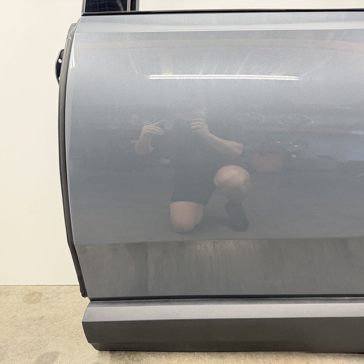 2022-2024 Rivian R1S Driver Left Rear Door Shell Complete W/ Glass OEM