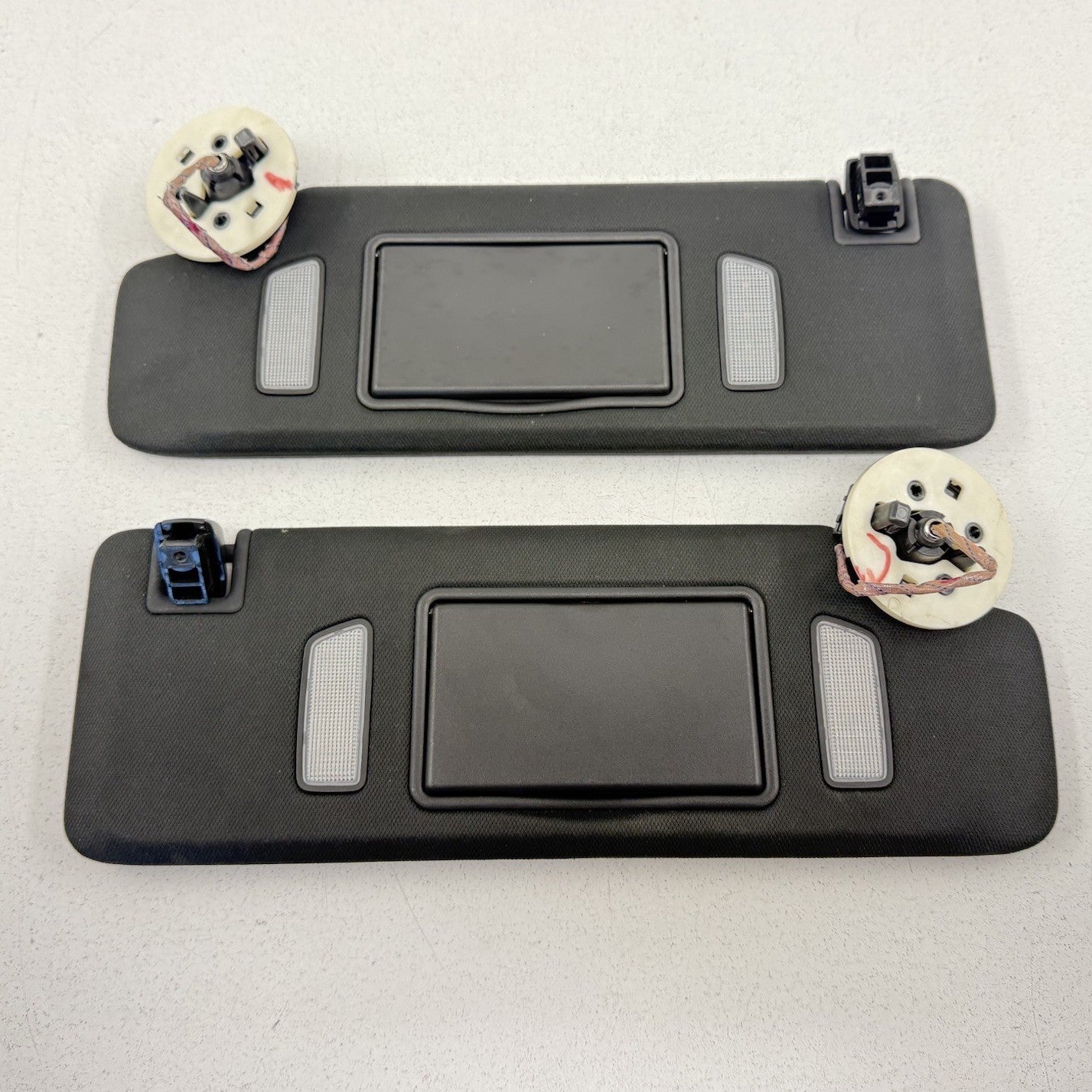 16-24 Chevrolet Camaro Sunvisor Sun Visor Shade Pair Black Left & Right OEM