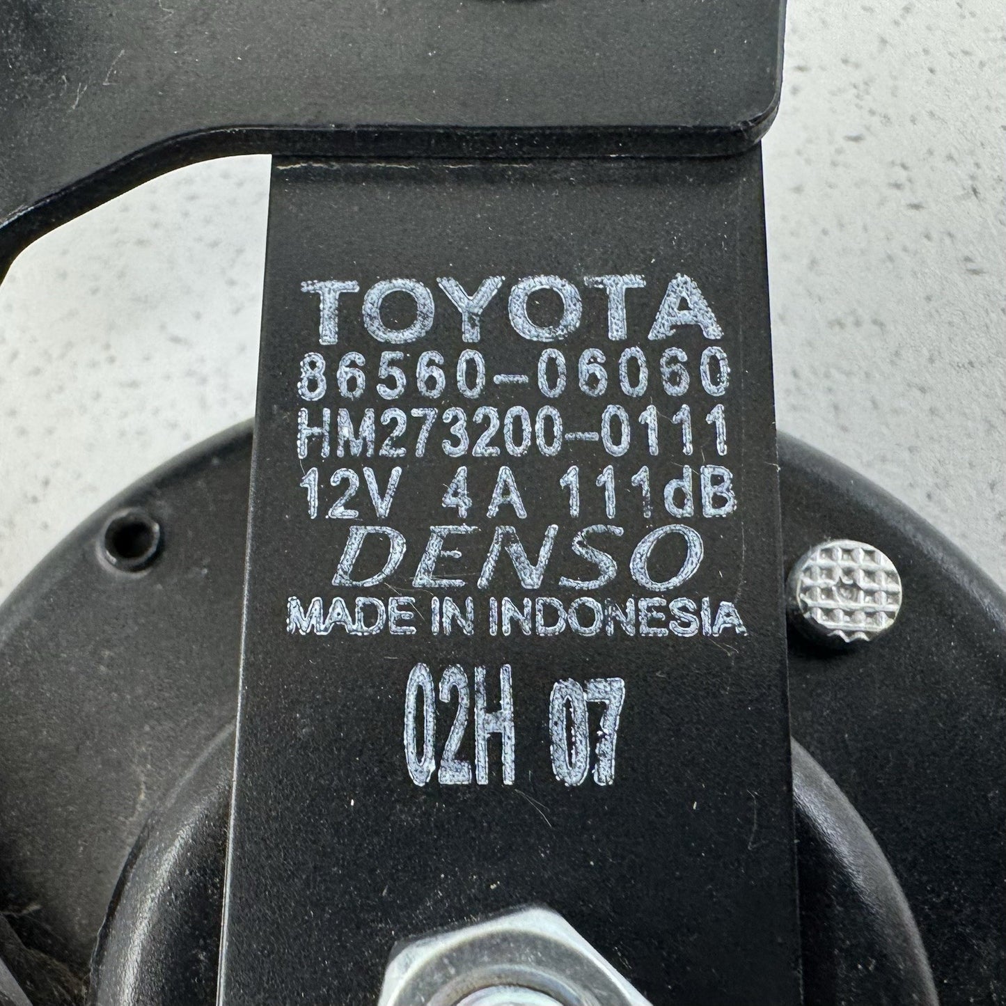 25-26 Toyota Camry Horn Siren Alarm Signal 86560-06060 OEM
