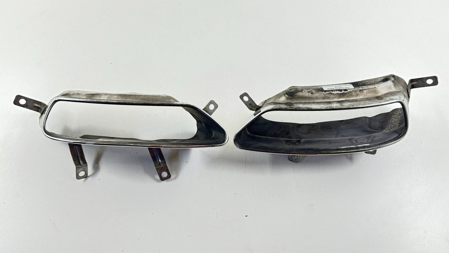 15-18 AUDI A8 S8 LEFT OR RIGHT REAR MUFFLER EXHAUST TIP OEM