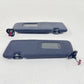 06-10 BMW M6 E63 Coupe Front Sunvisor Sun Visor Shade Black Pair OEM