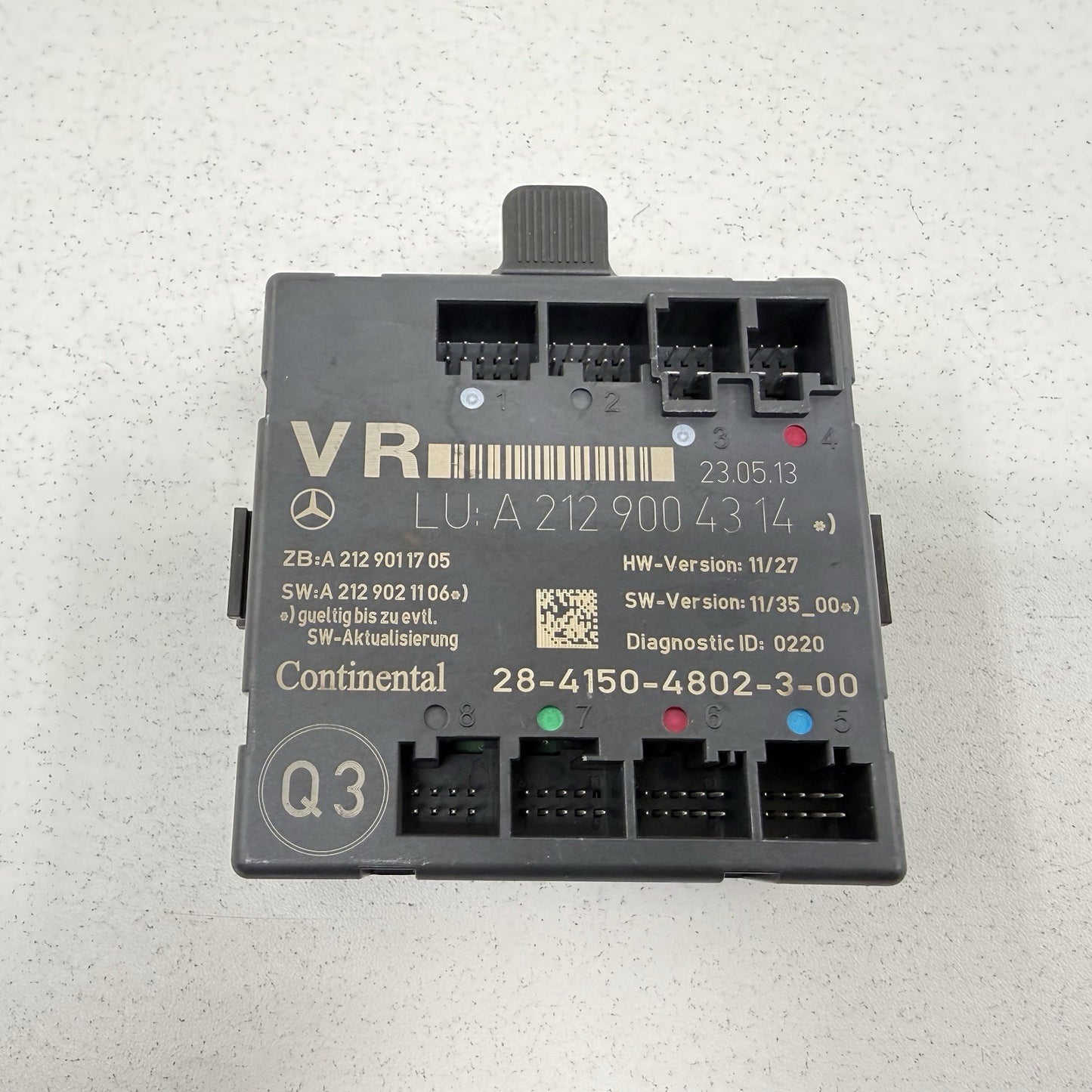 10-16 Mercedes W212 E350 Right Front Door Control Module 2129004314 OEM