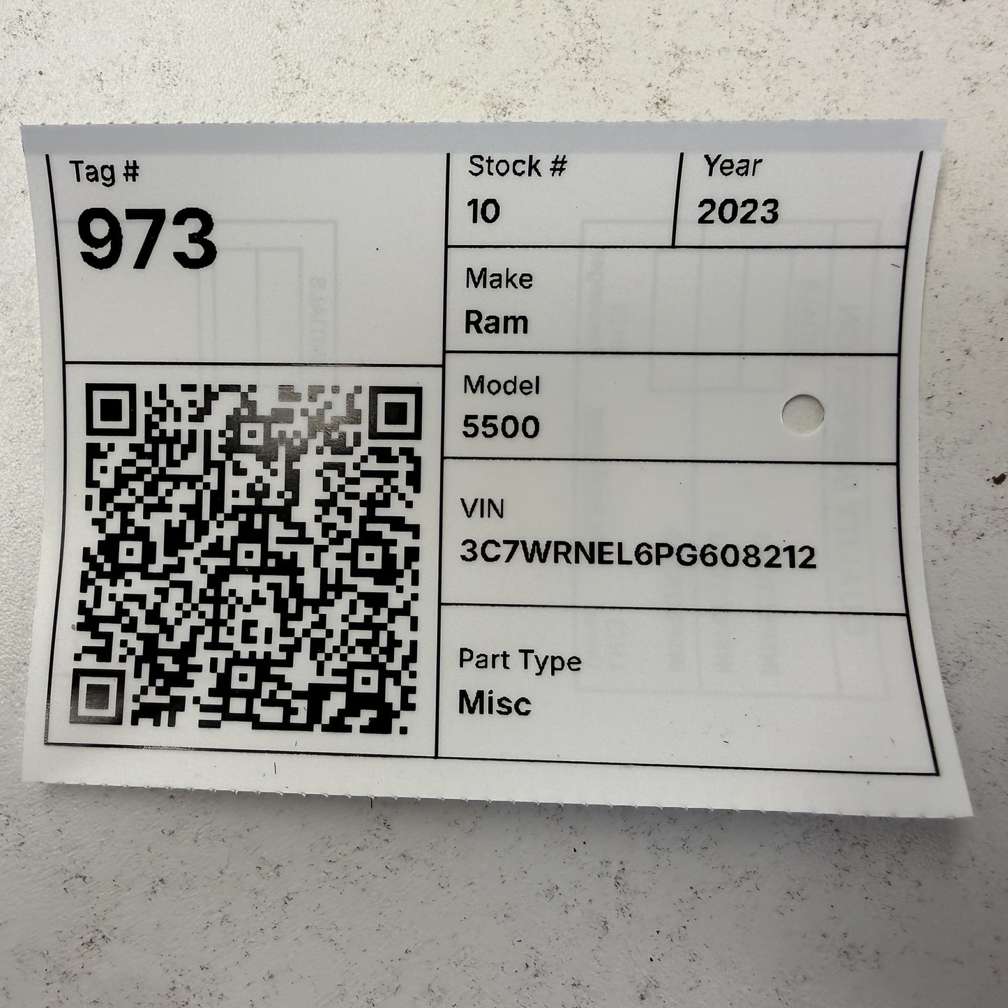 2019-2024 Ram 2500 3500 4500 5500 Parking Assist Control Module 68480723AC OEM