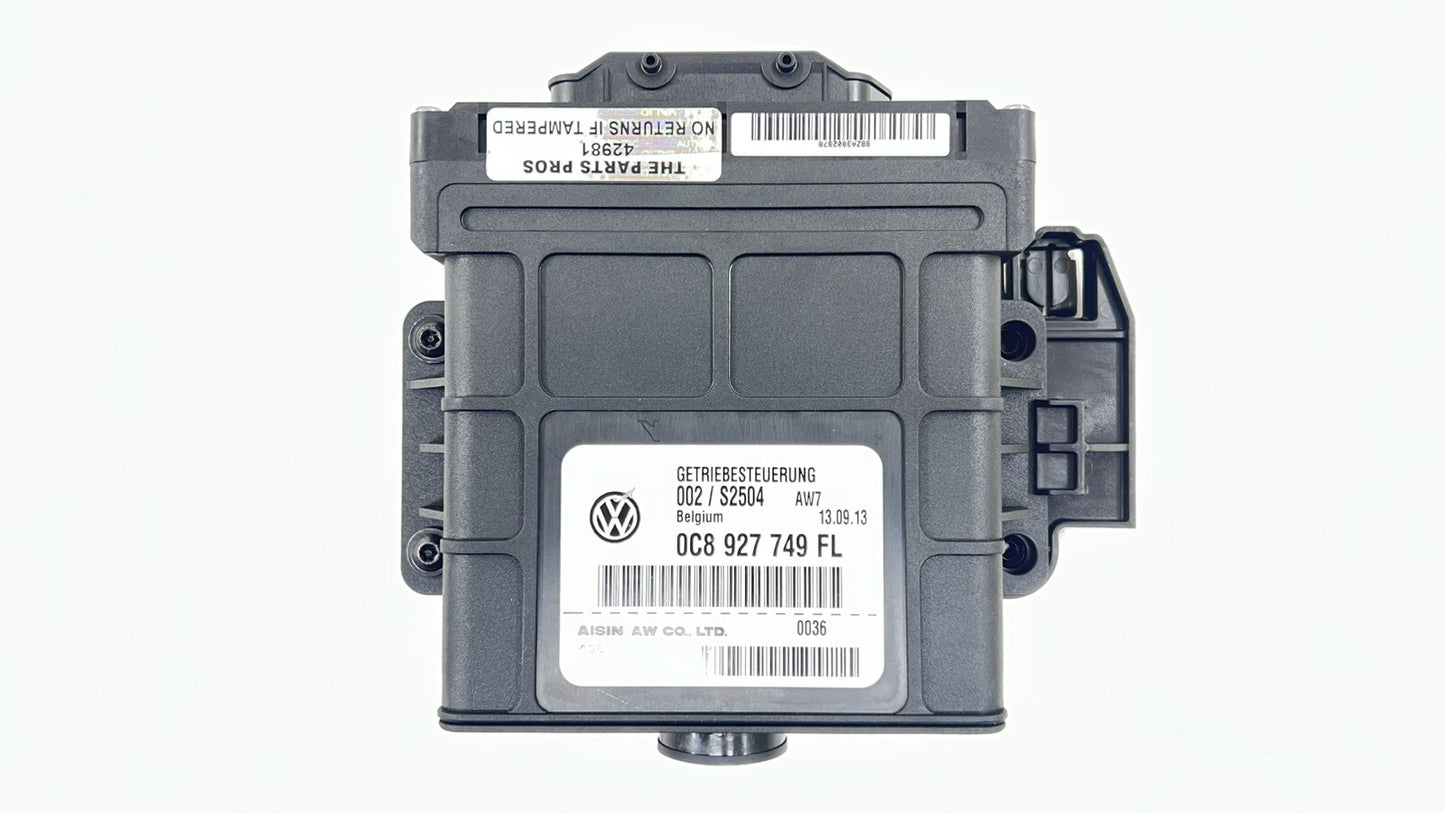14-16 PORSCHE PANAMERA S E-HYBRID TRANSMISSION CONTROL MODULE 0C8 927 749 FL OEM