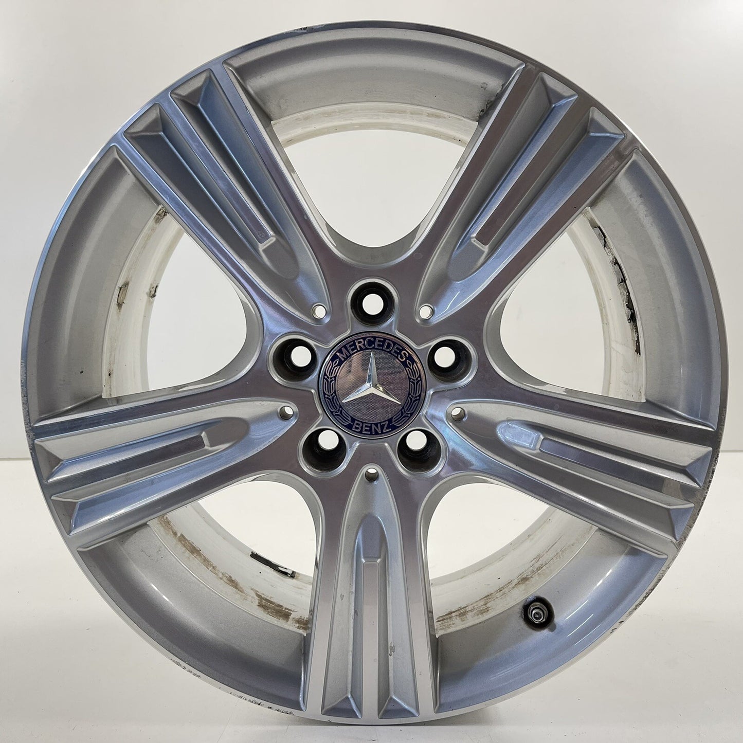 08-14 MERCEDES C350 W204 FRONT WHEEL RIM 17x7.5 +47 OFFSET 2044016002 OEM