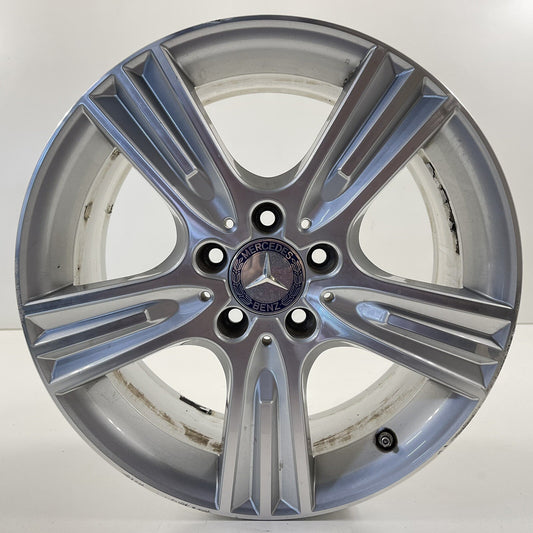 08-14 MERCEDES C350 W204 FRONT WHEEL RIM 17x7.5 +47 OFFSET 2044016002 OEM