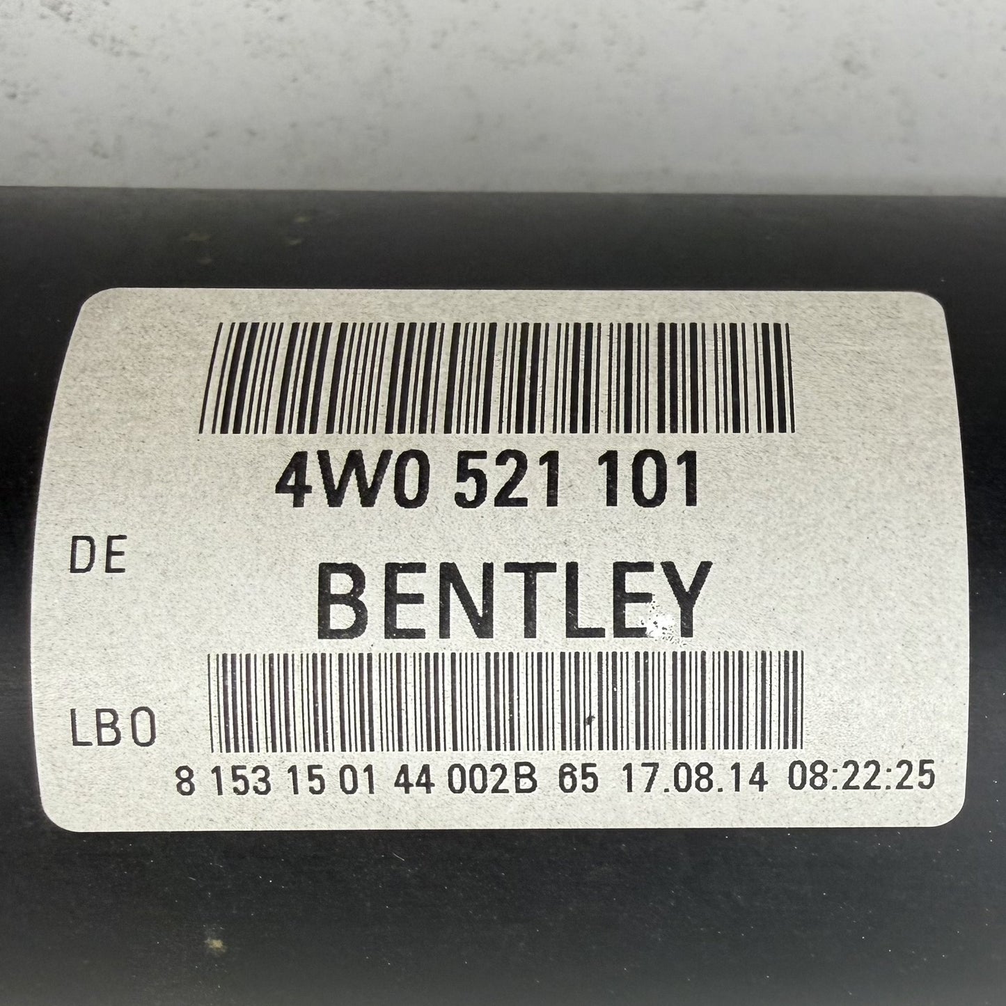 2014-2018 Bentley Flying Spur W12 Driveshaft Drive Shaft Propeller 4W0521101 OEM