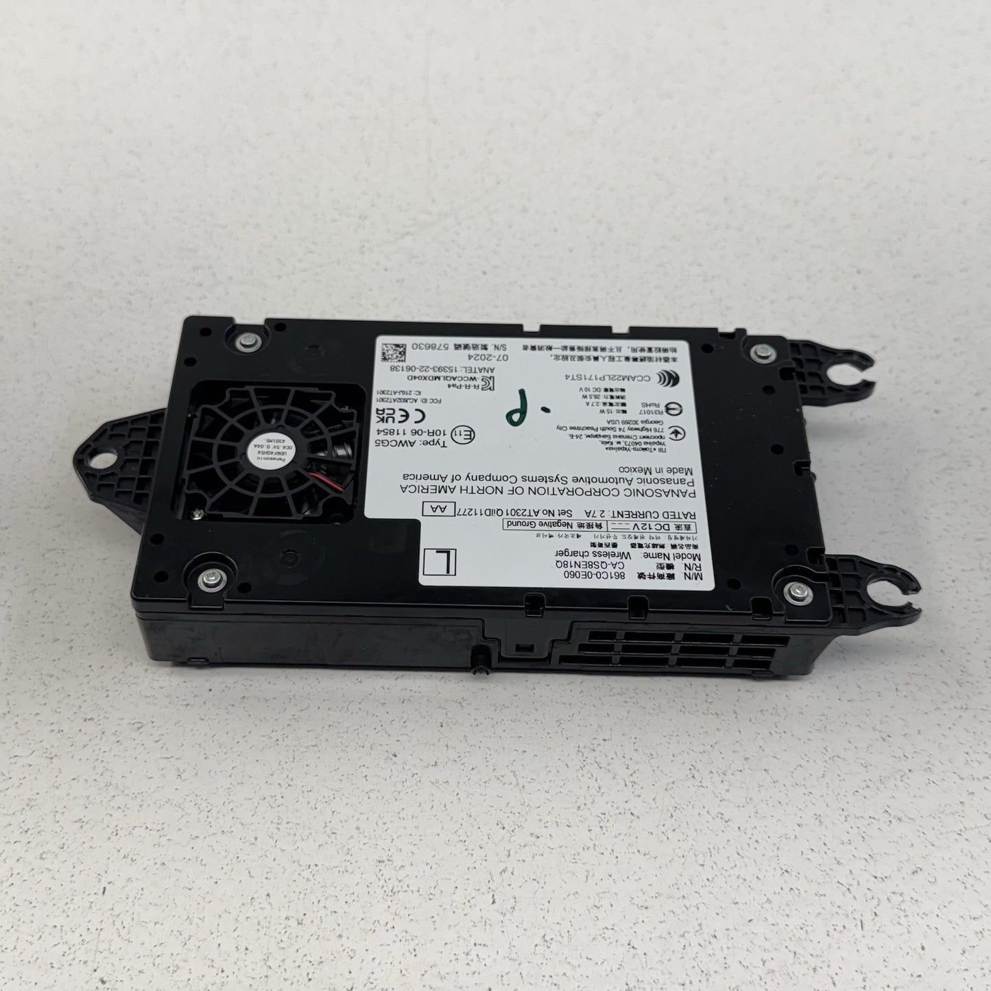 25-25 Toyota Camry Center Console Wireless Charger Phone Charging Pad OEM