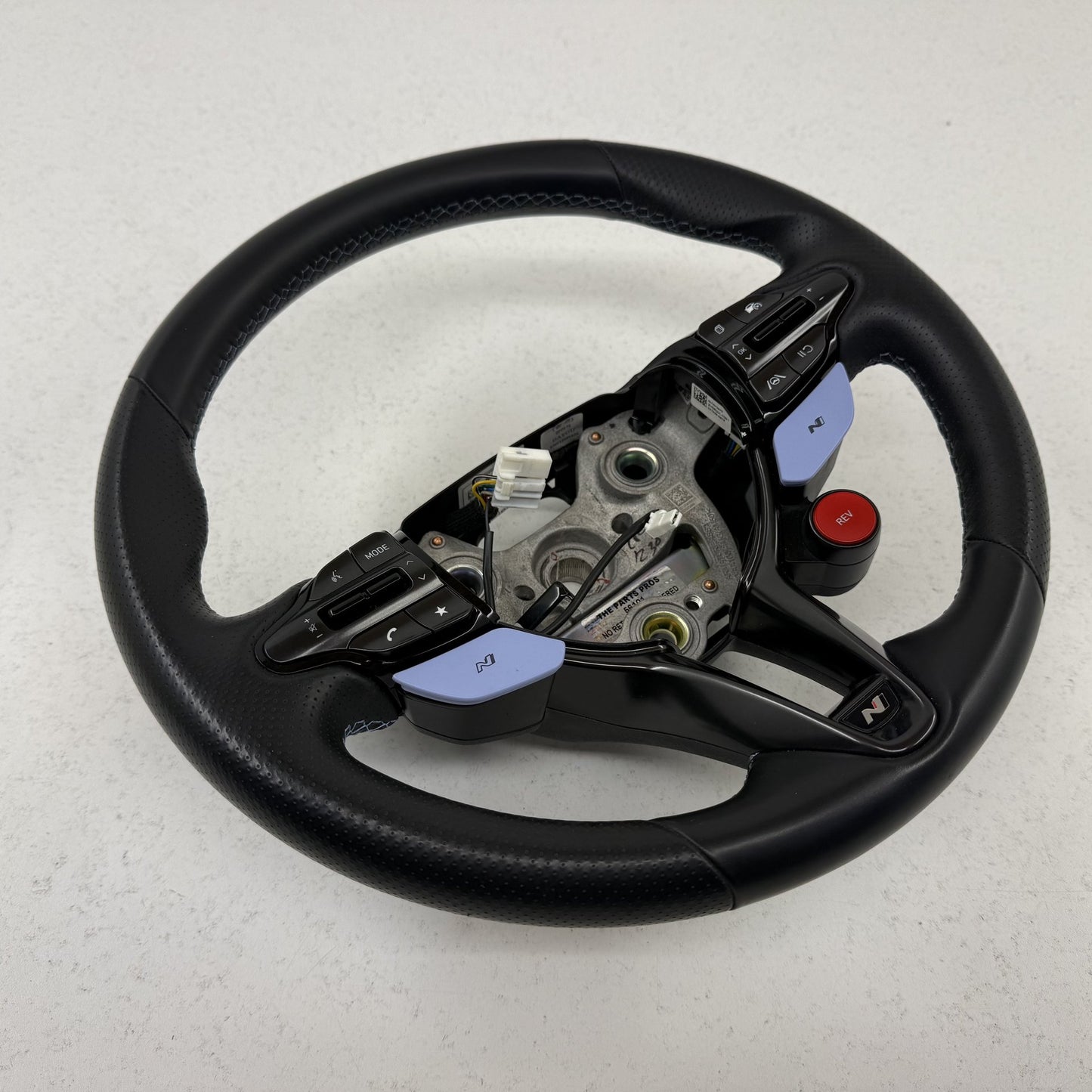 2022-2026 Hyundai Elantra N Manual Transmission Steering Wheel Leather Black OEM