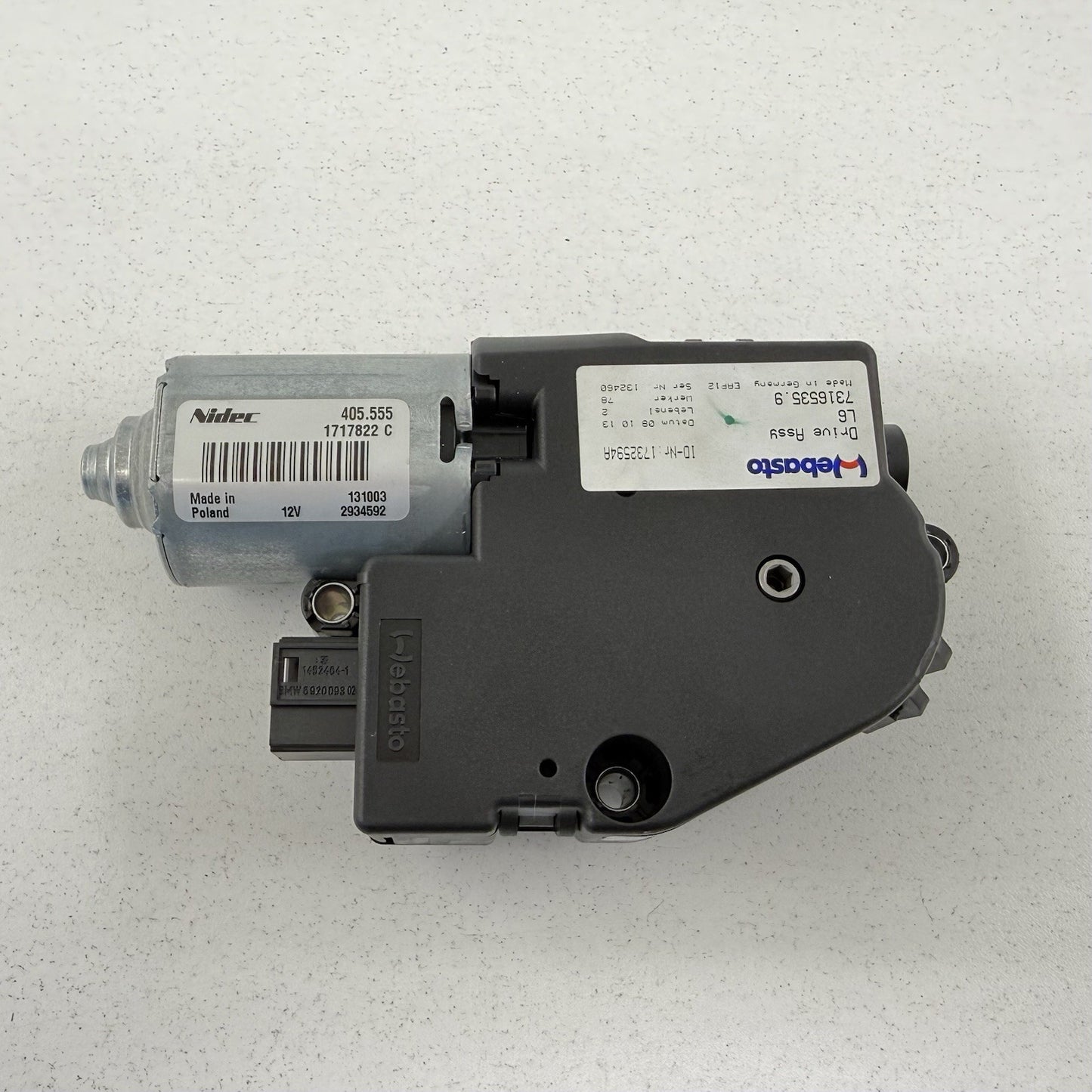 BMW 2 3 4 5 6 7 Series X3 X4 X5 X6 Sunroof Sun Roof Glass Motor OEM