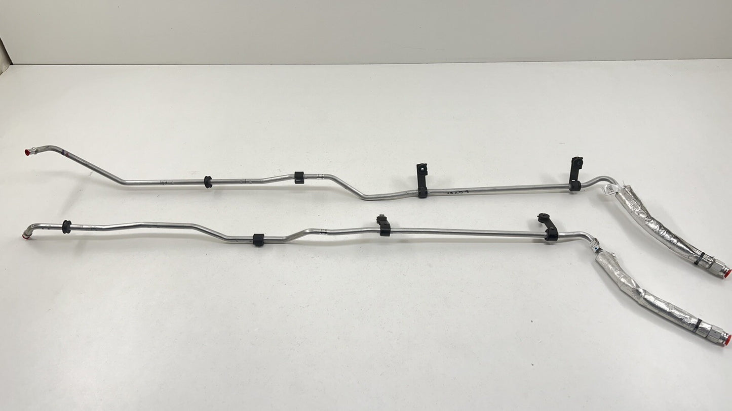 22-24 CADILLAC CT5 V BLACKWING REAR DIFF DIFFERENTIAL OIL COOLER LINE PAIR OEM