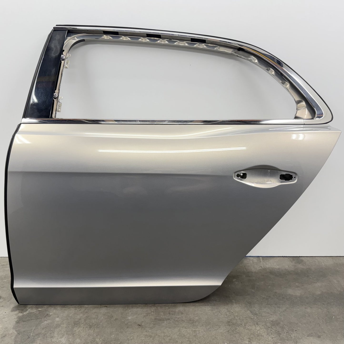 2014-2018 Bentley Flying Spur Driver Left Rear Door Shell Extreme Silver OEM