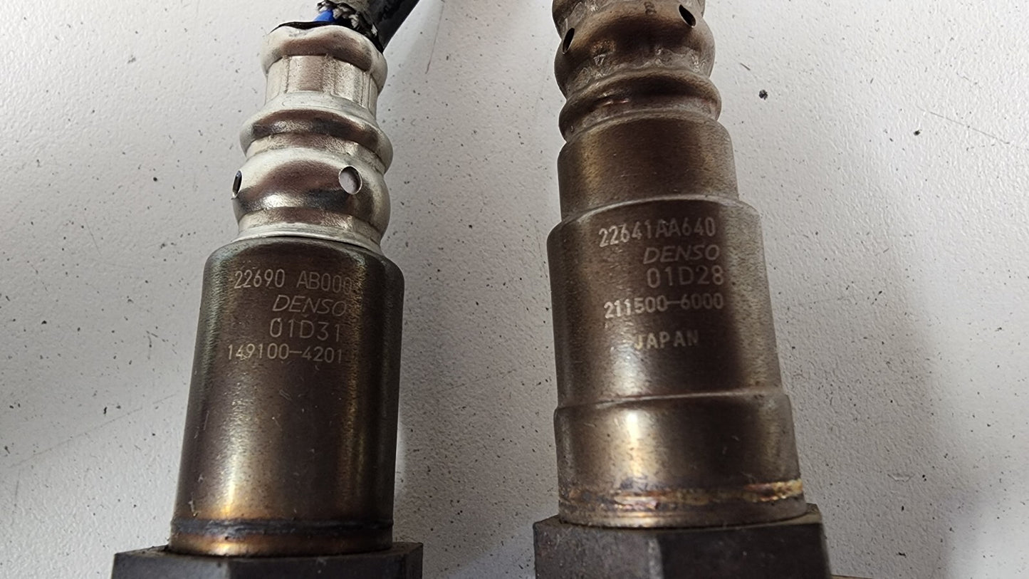 13-20 Subaru BRZ 86 FR-S Exhaust Oxygen O2 Sensor Pair OEM