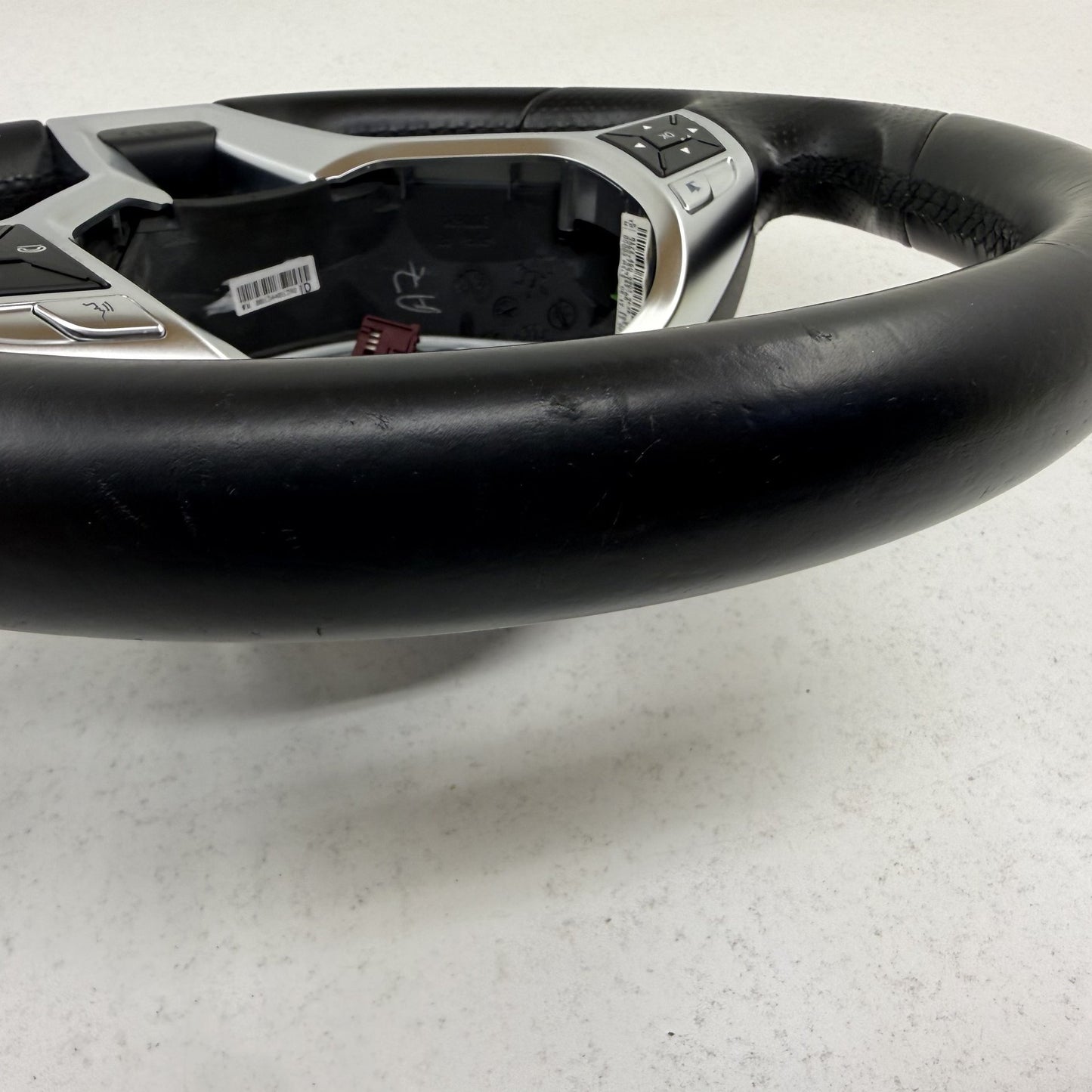 2012-2014 Mercedes-Benz C250 W204 Flat Bottom Sport Steering Wheel Black OEM
