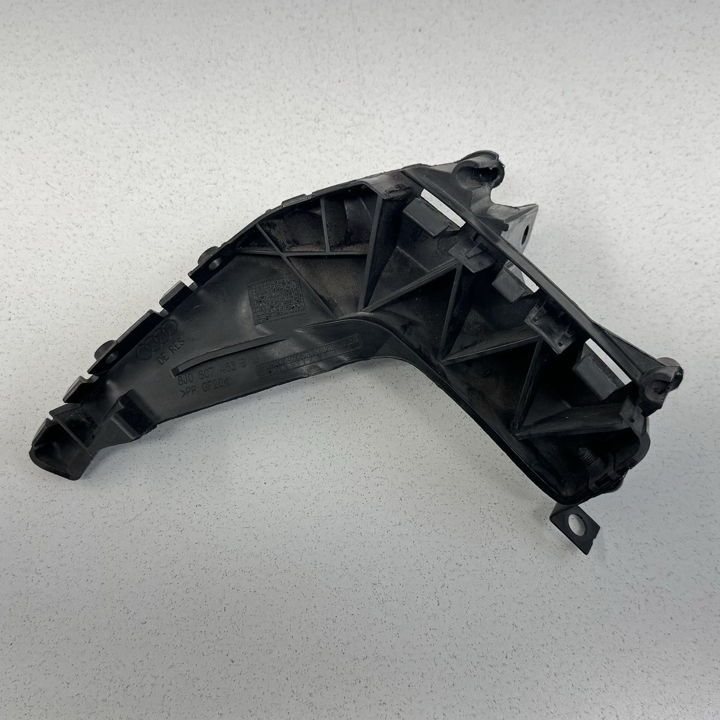 08-15 Audi TT Driver Left Rear Bumper Bracket Mount Pair OEM