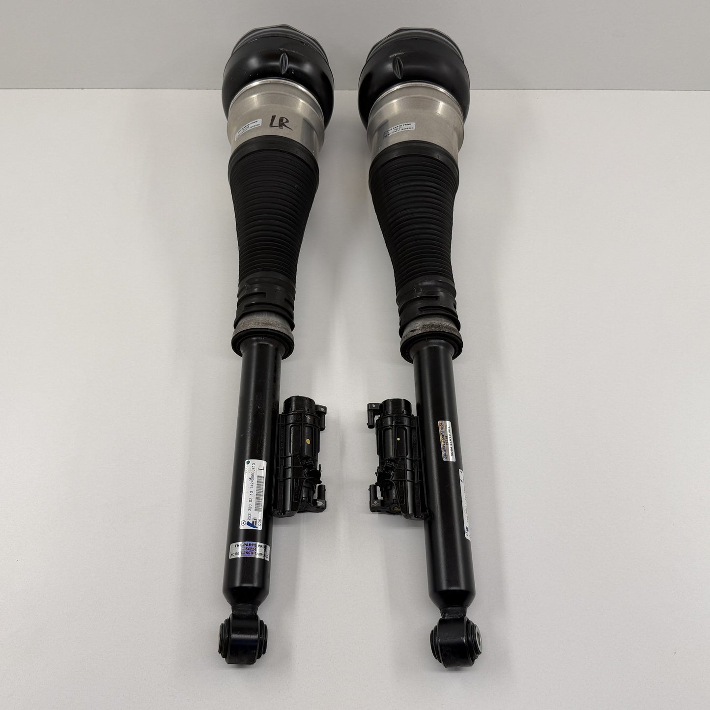 2014-2017 Mercedes-Benz S550 W222 Rear Air Suspension Shock Strut Pair OEM