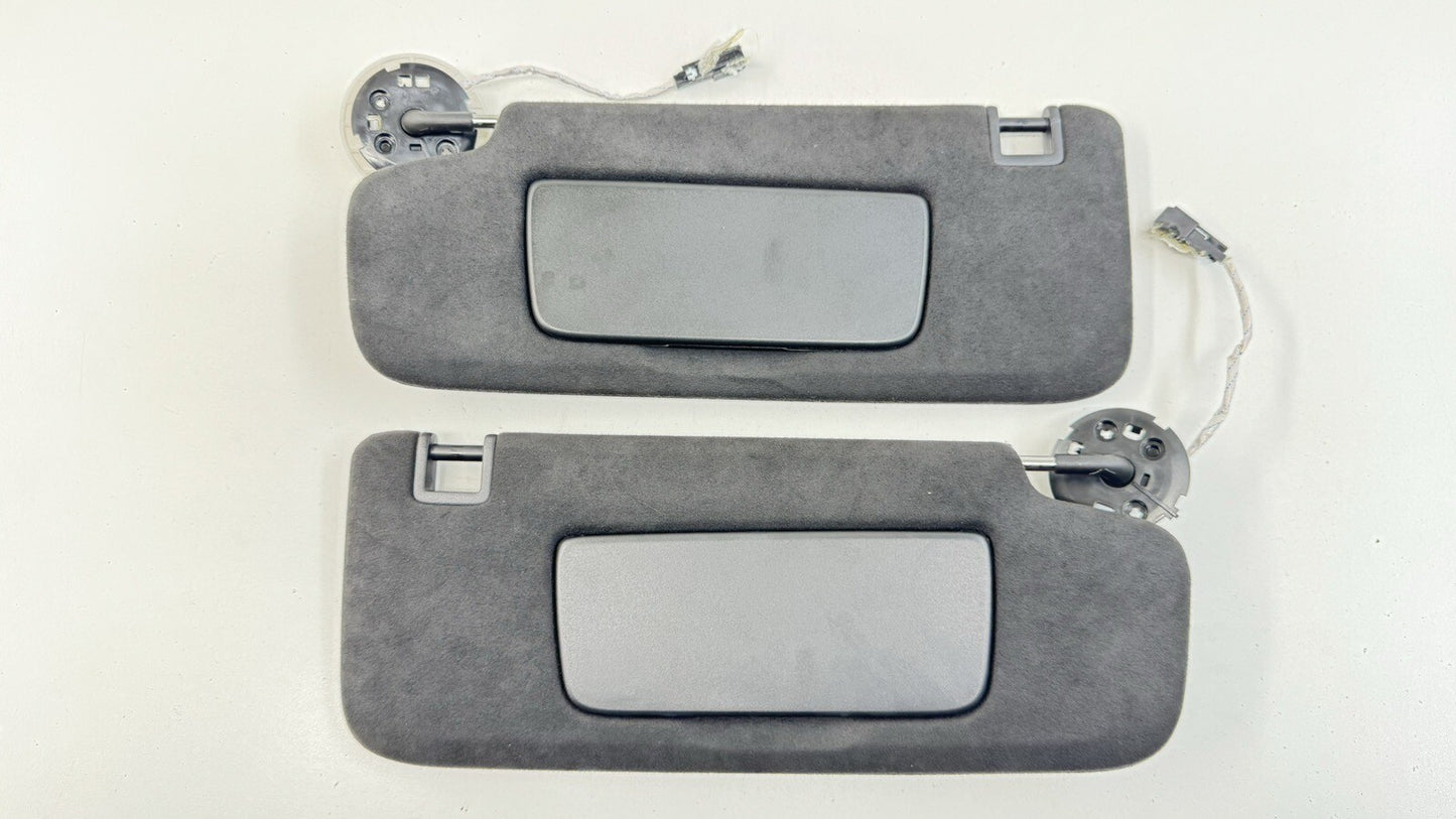 22-23 CADILLAC CT4 V BLACKWING LEFT & RIGHT SUNVISOR SUN VISOR PAIR SUEDE OEM