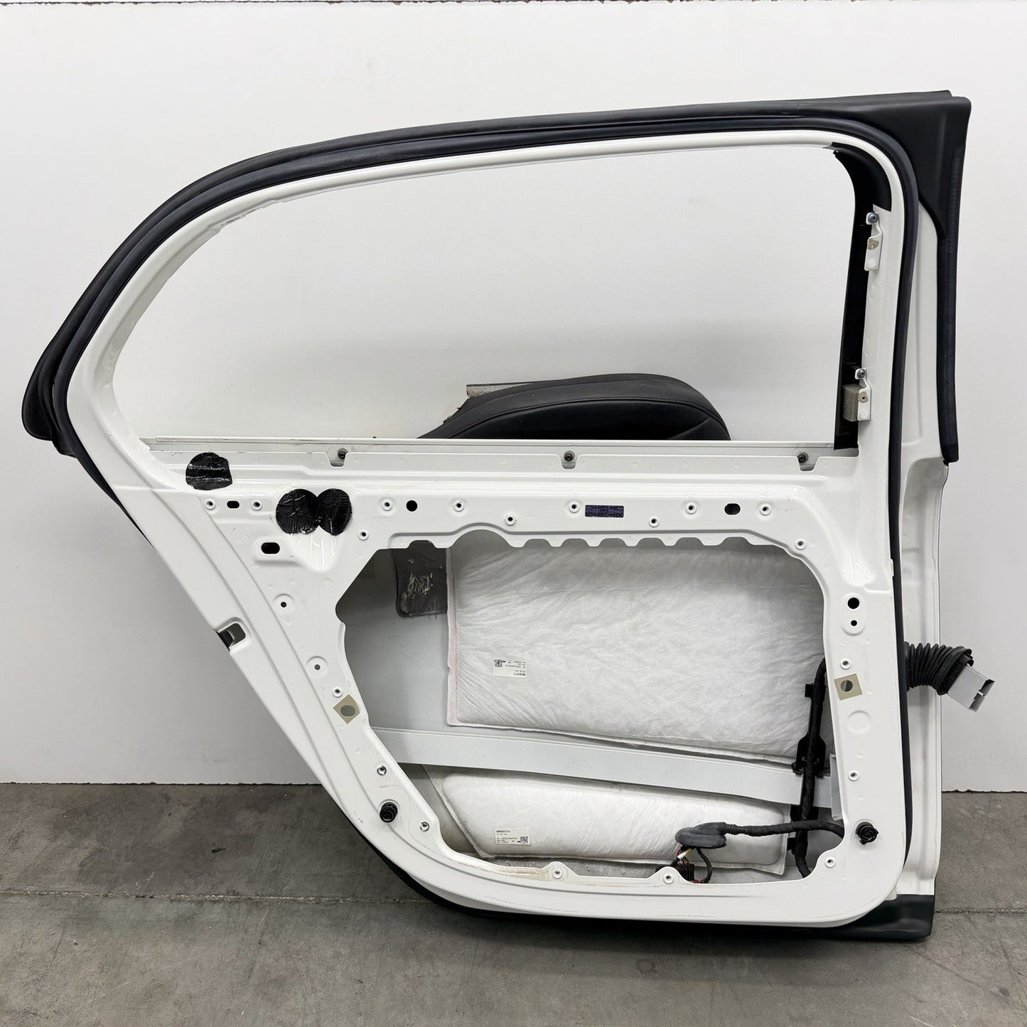 14-18 Bentley Flying Spur Driver Left Rear Door Shell Glacier White OEM