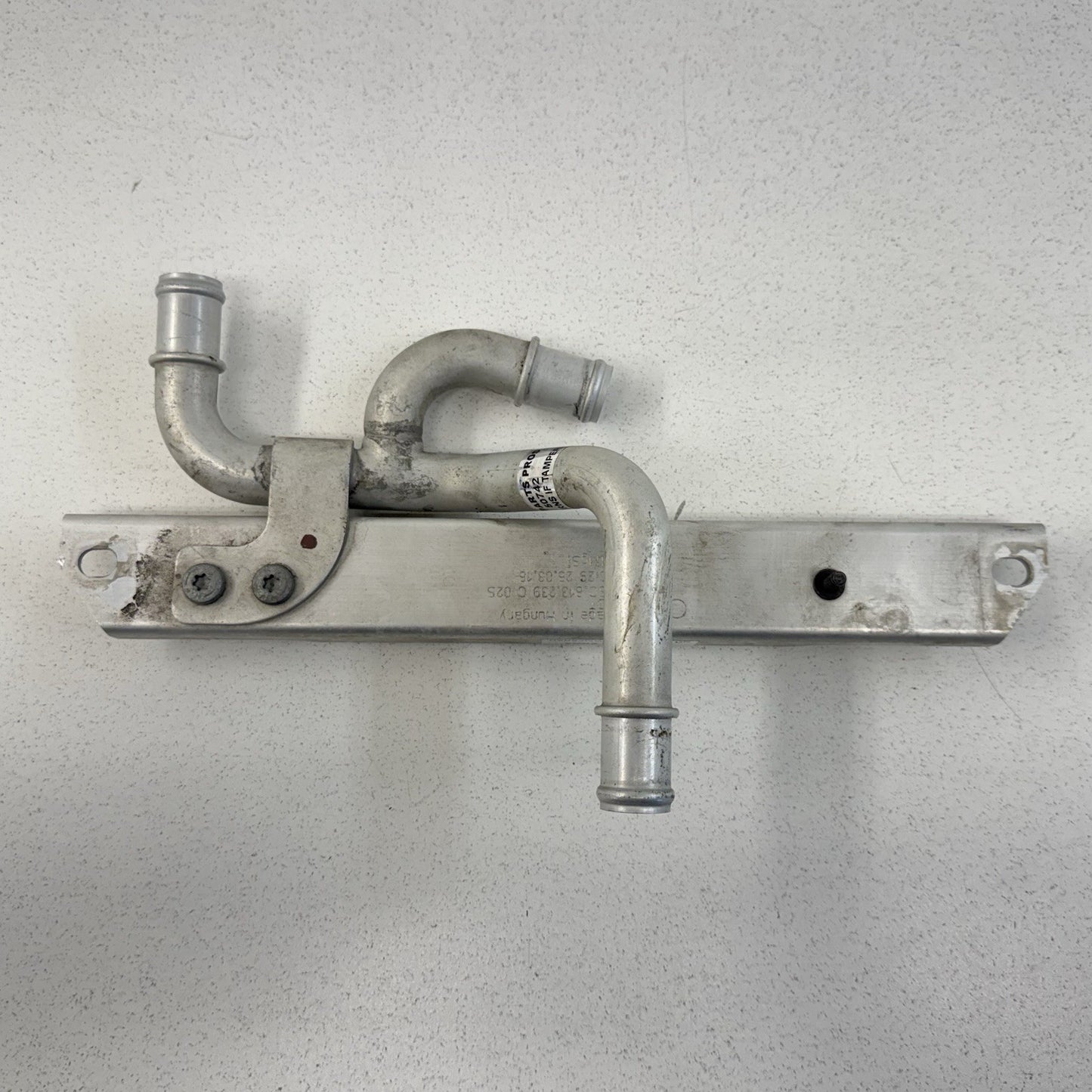 17-23 Audi R8 Coolant Pipe Line W/ Support Mount Bracket OEM