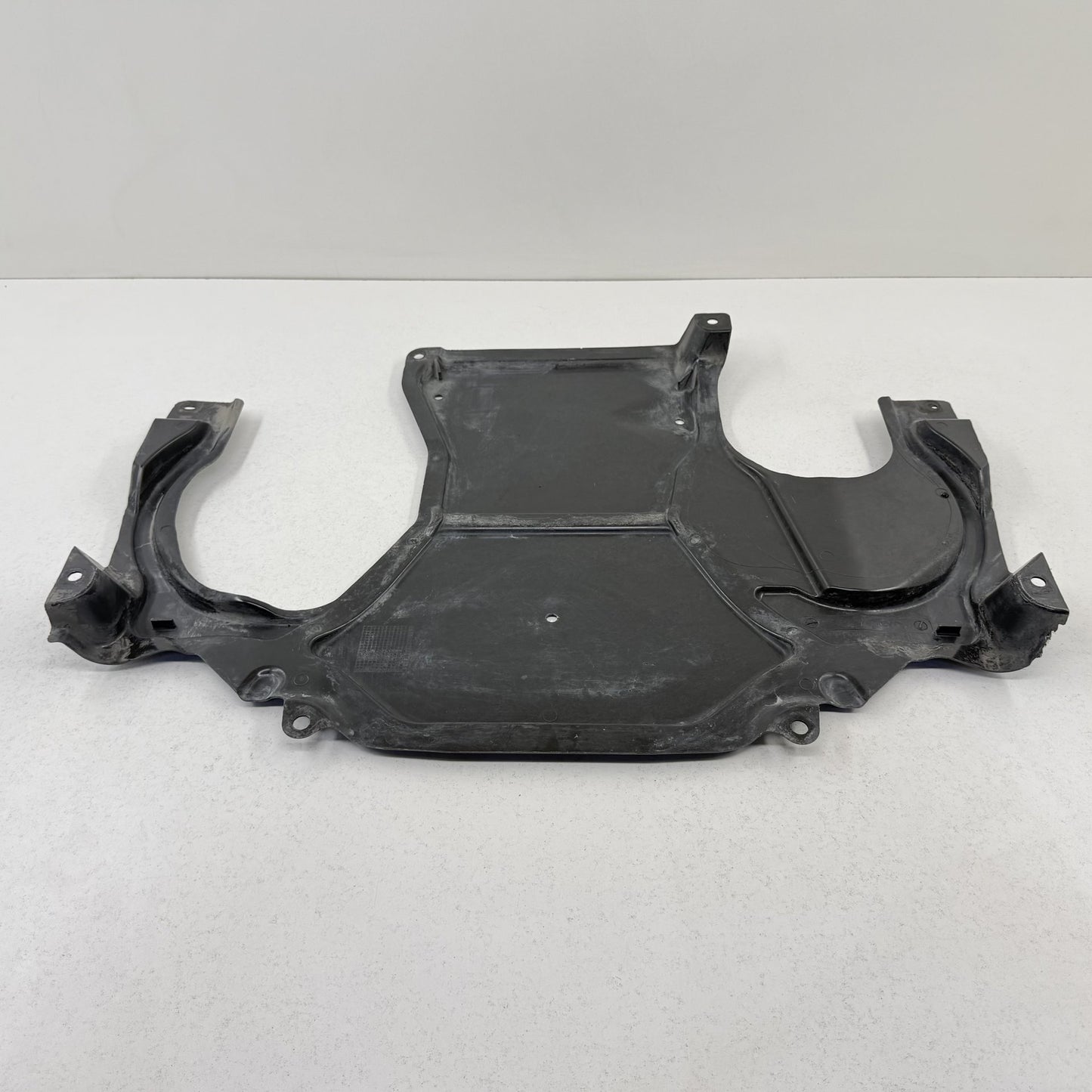 2008-2014 Mercedes C250 W204 Under Engine Splash Guard Shield Panel Pair OEM