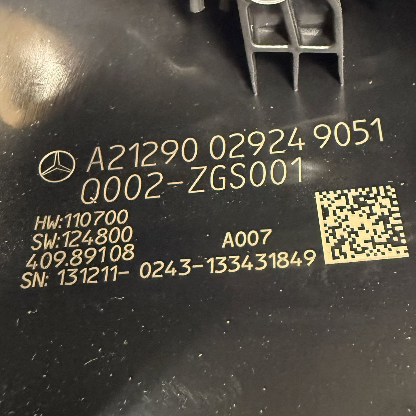 2012-2014 Mercedes C250 W204 Column Stalk Combination Switch Clockspring OEM