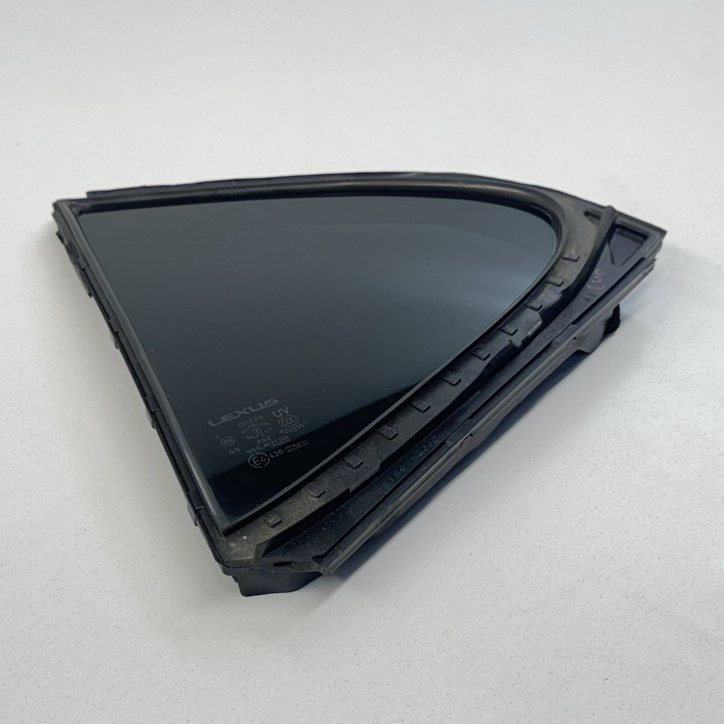 06-13 Lexus IS250 IS350 IS F Left Rear Quarter Panel Window Glass 43R-005834 OEM