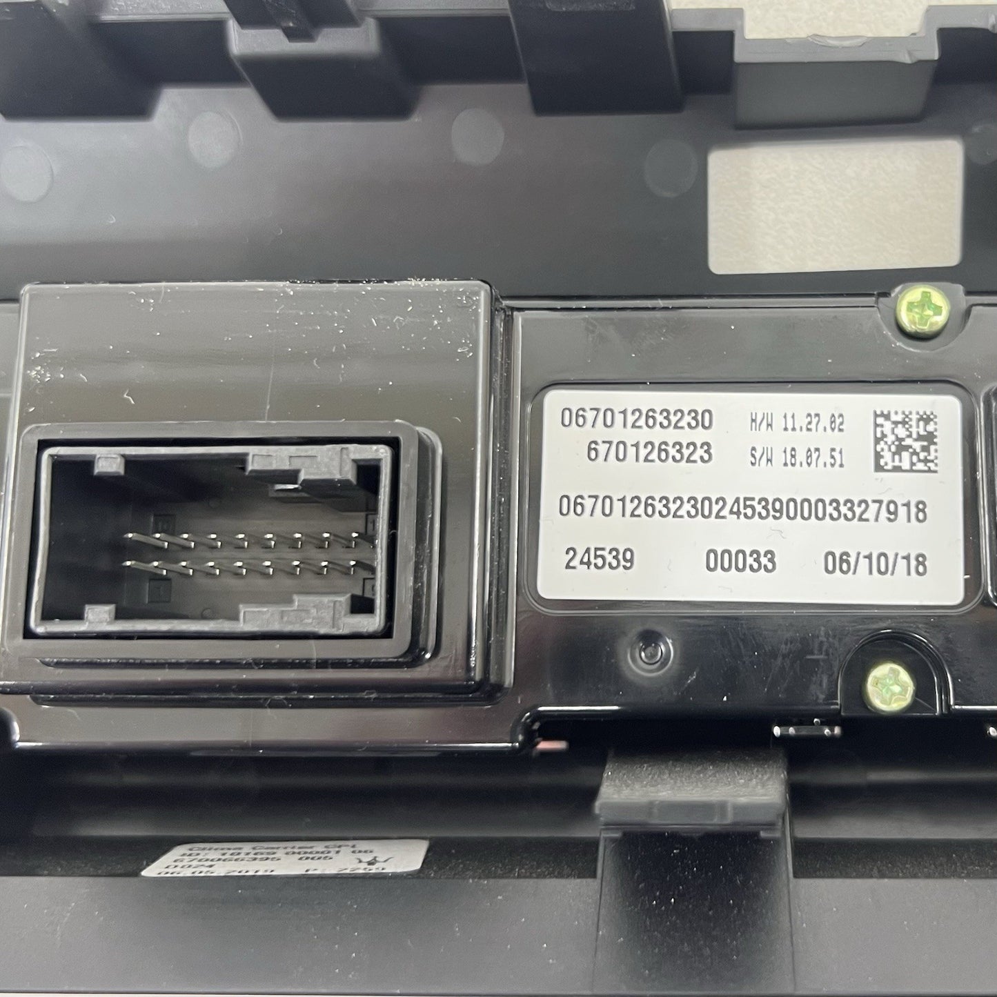17-24 MASERATI GHIBLI HVAC AC TEMPERATURE CLIMATE CONTROL SWITCH 670126323 OEM