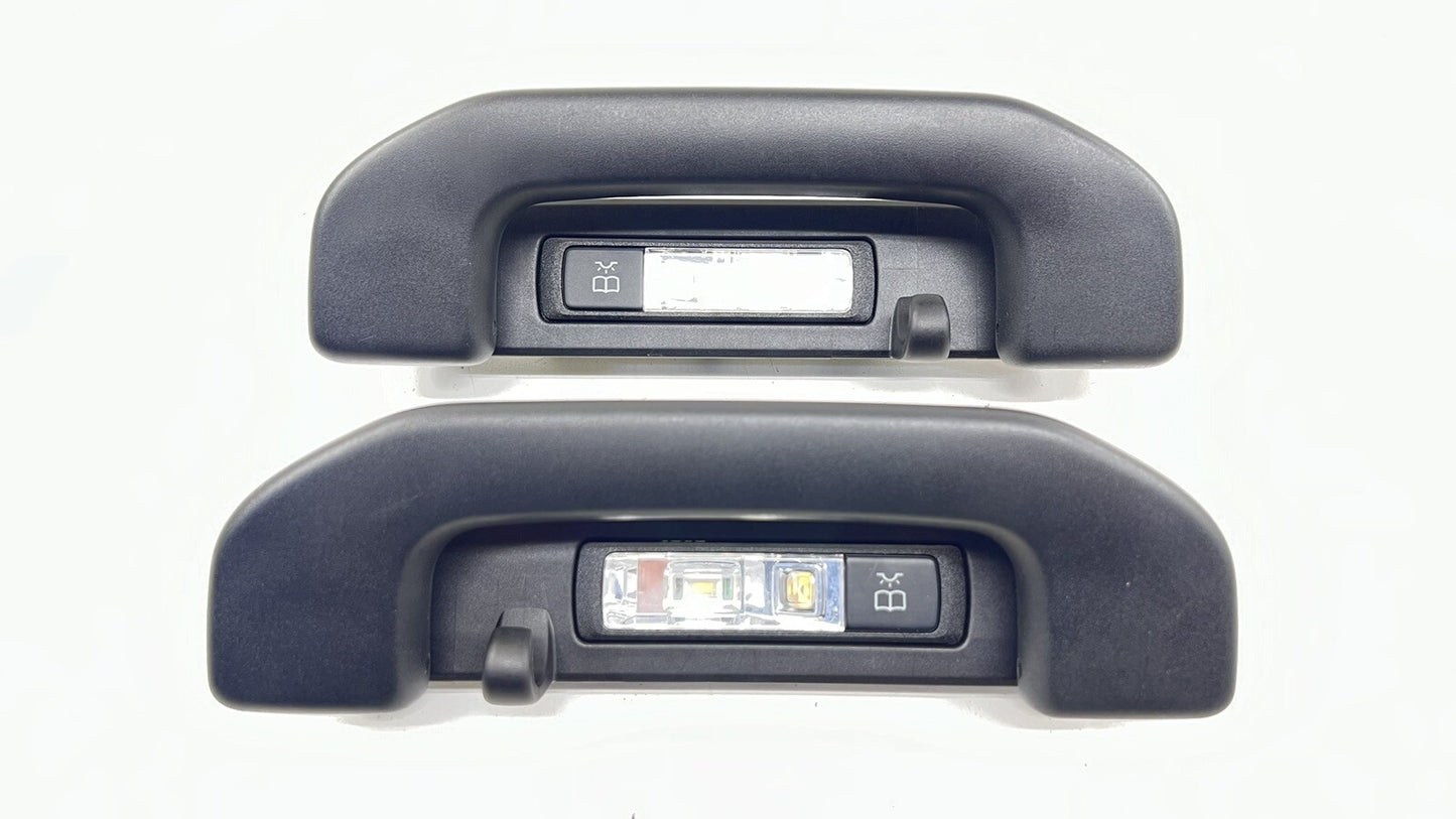15-21 MERCEDES-BENZ C63S W205 INTERIOR HEADLINER ROOF GRAB HANDLE SET BLACK OEM