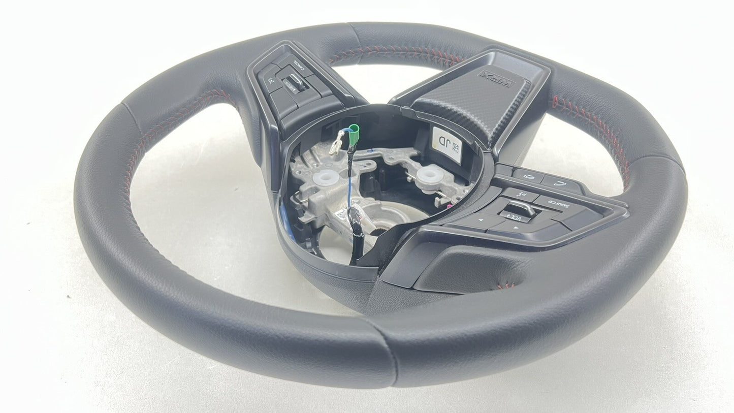 22-26 Subaru WRX Driver Steering Wheel Leather Black OEM