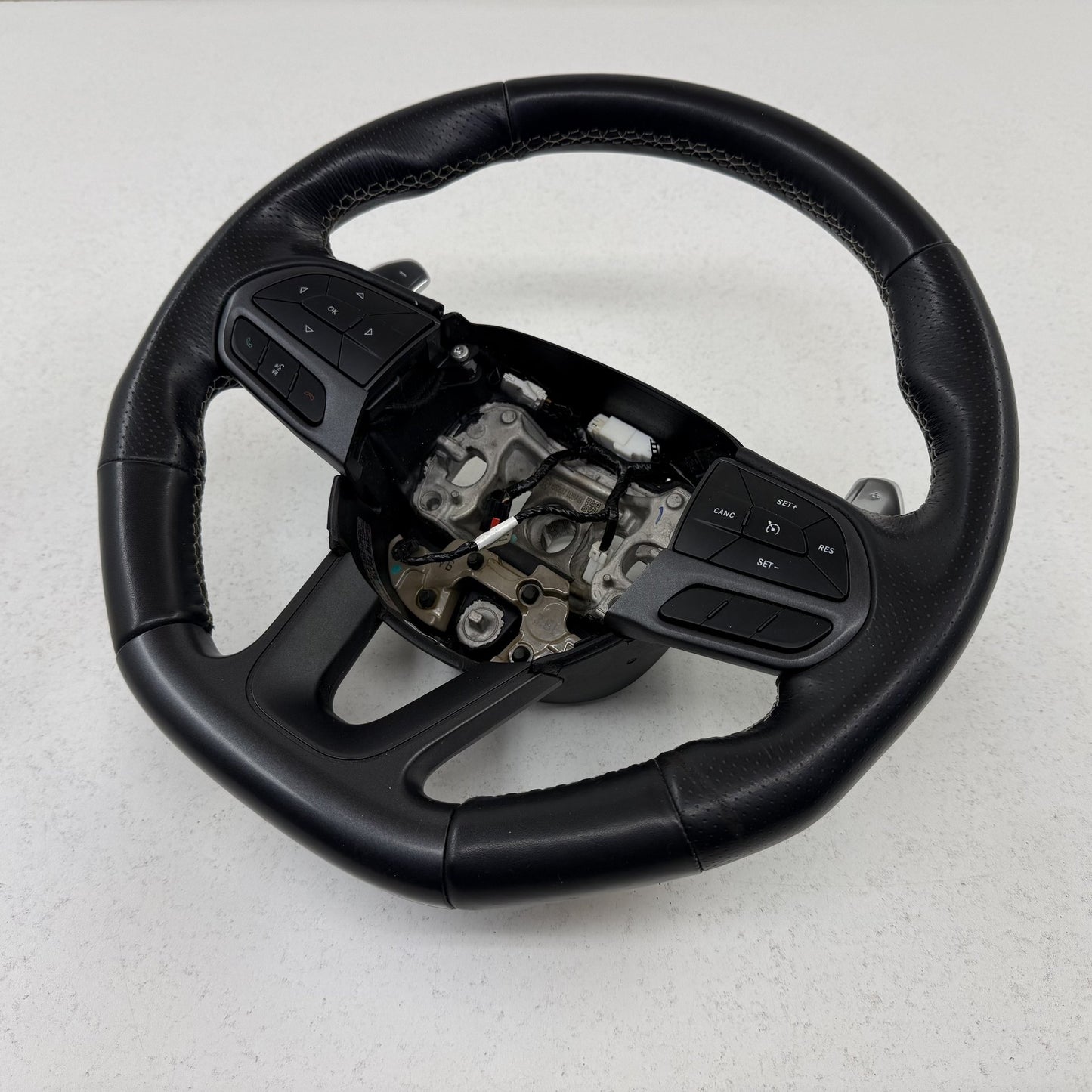 2018-2024 Dodge Durango SRT 392 Flat Bottom Steering Wheel Leather Black OEM