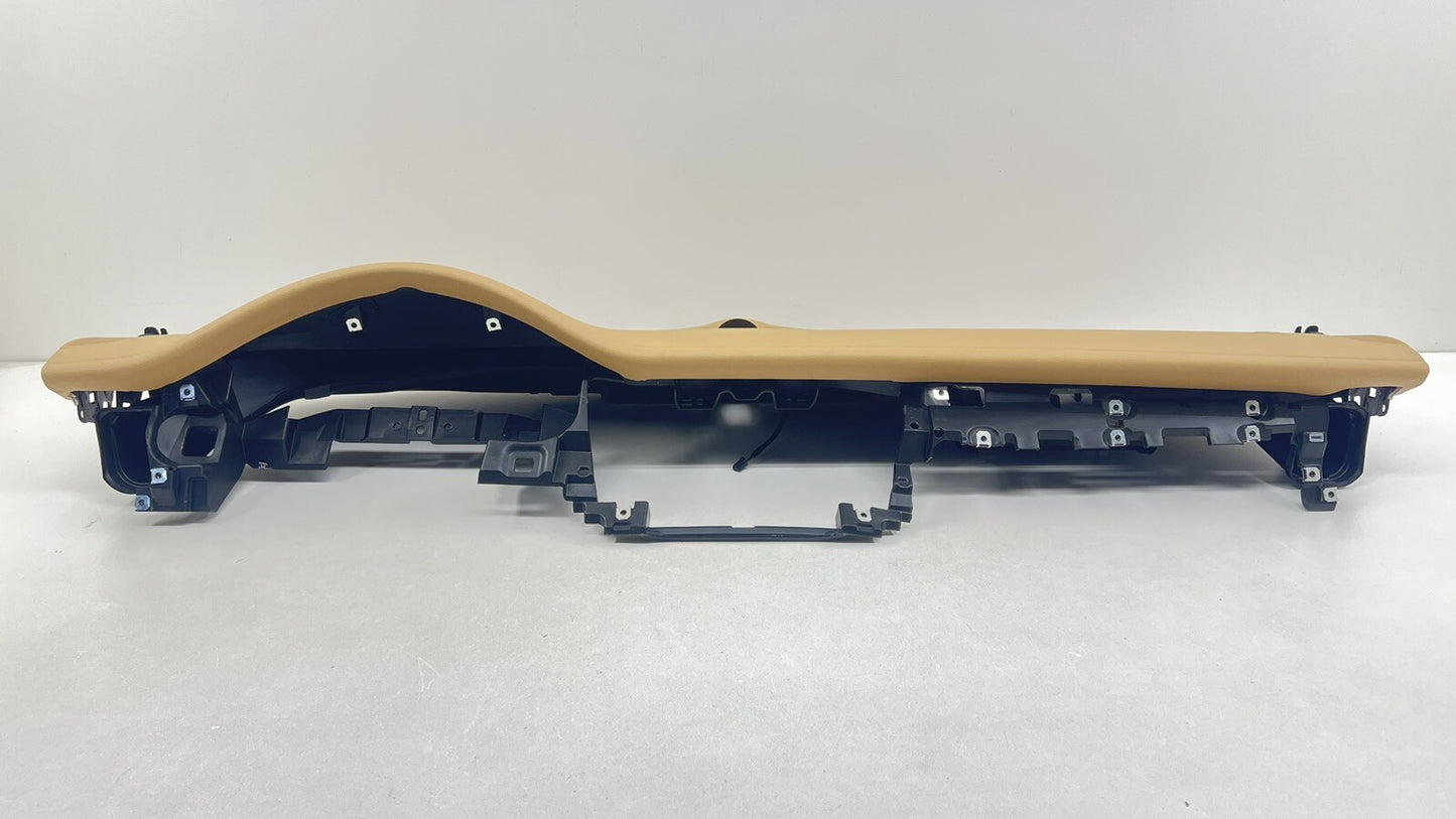 10-16 PORSCHE PANAMERA DASHBOARD INSTRUMENT PANEL COVER COMPLETE LUXOR BEIGE OEM