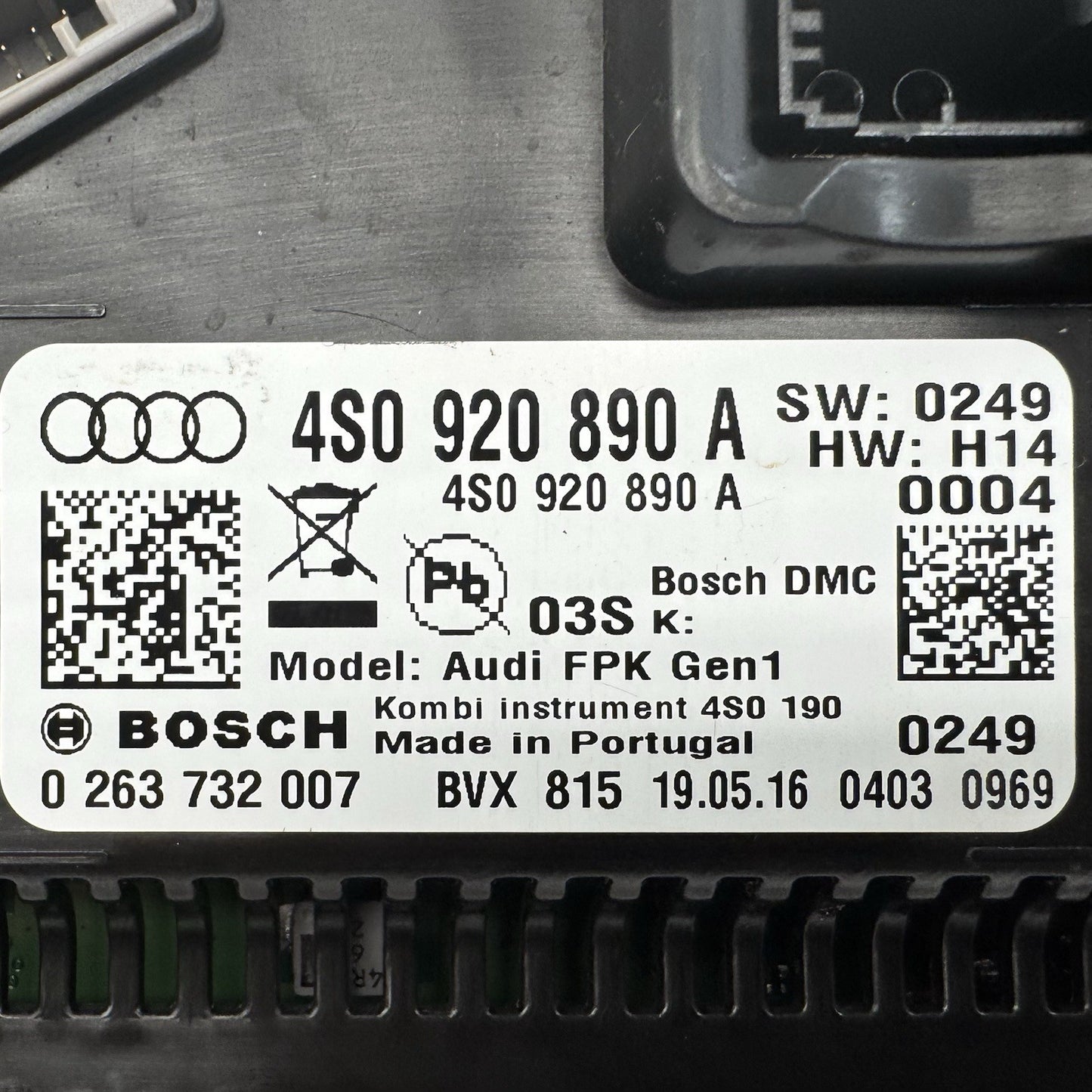 17-18 Audi R8 V10 Plus Digital Speedometer Instrument Cluster Gauge 18K Mile OEM