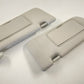 14-20 INFINITI Q50 LEFT RIGHT SUNVISOR SUN VISOR SHADE PAIR CLOTH BEIGE OEM