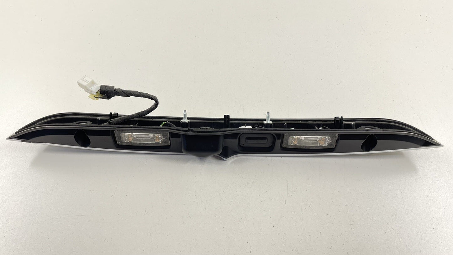 17-23 MASERATI GHIBLI LICENSE PLATE LIGHT TRUNK TRIM GARNISH MOULDING BEZEL OEM
