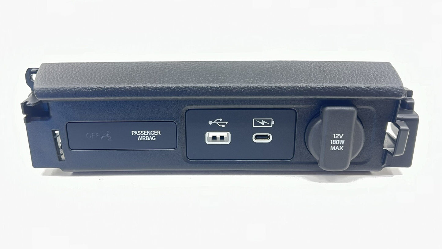 2024 ACURA INTEGRA TYPE S CENTER CONSOLE USB INPUT PORT CHARGE TRIM OEM
