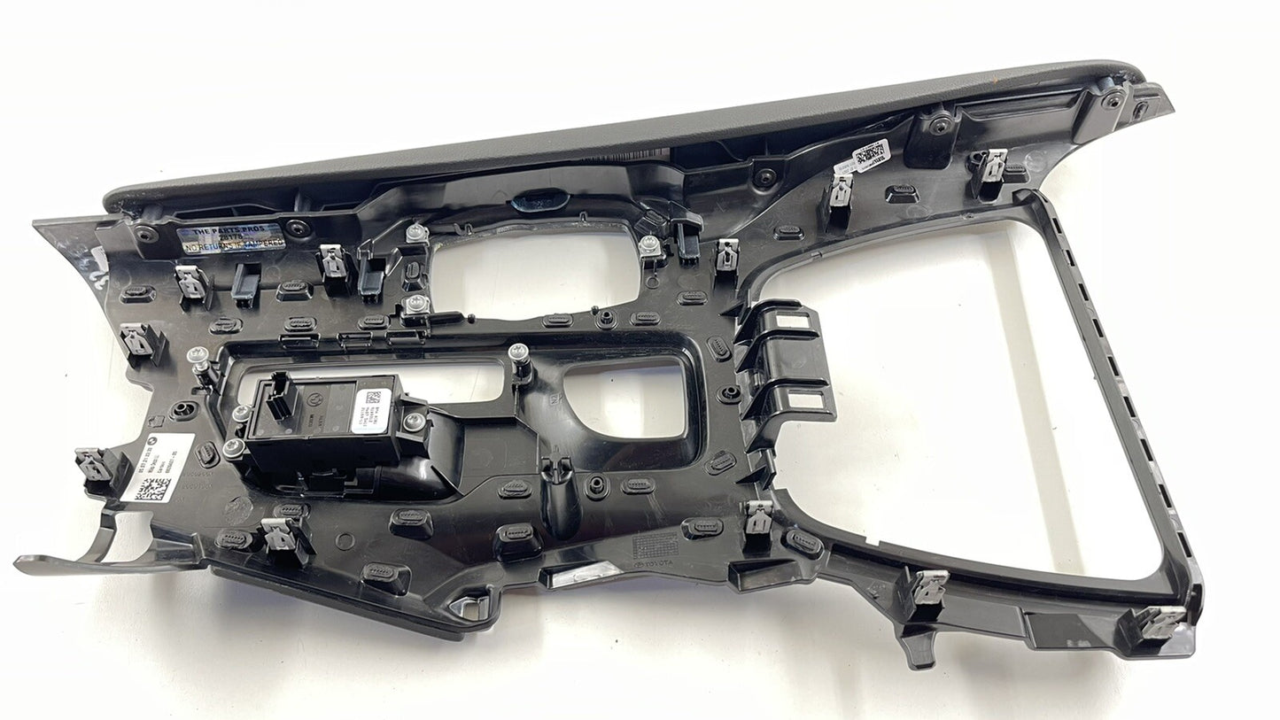 20-23 TOYOTA SUPRA CENTER CONSOLE SURROUND COVER PANEL TRIM W/ ARMREST OEM
