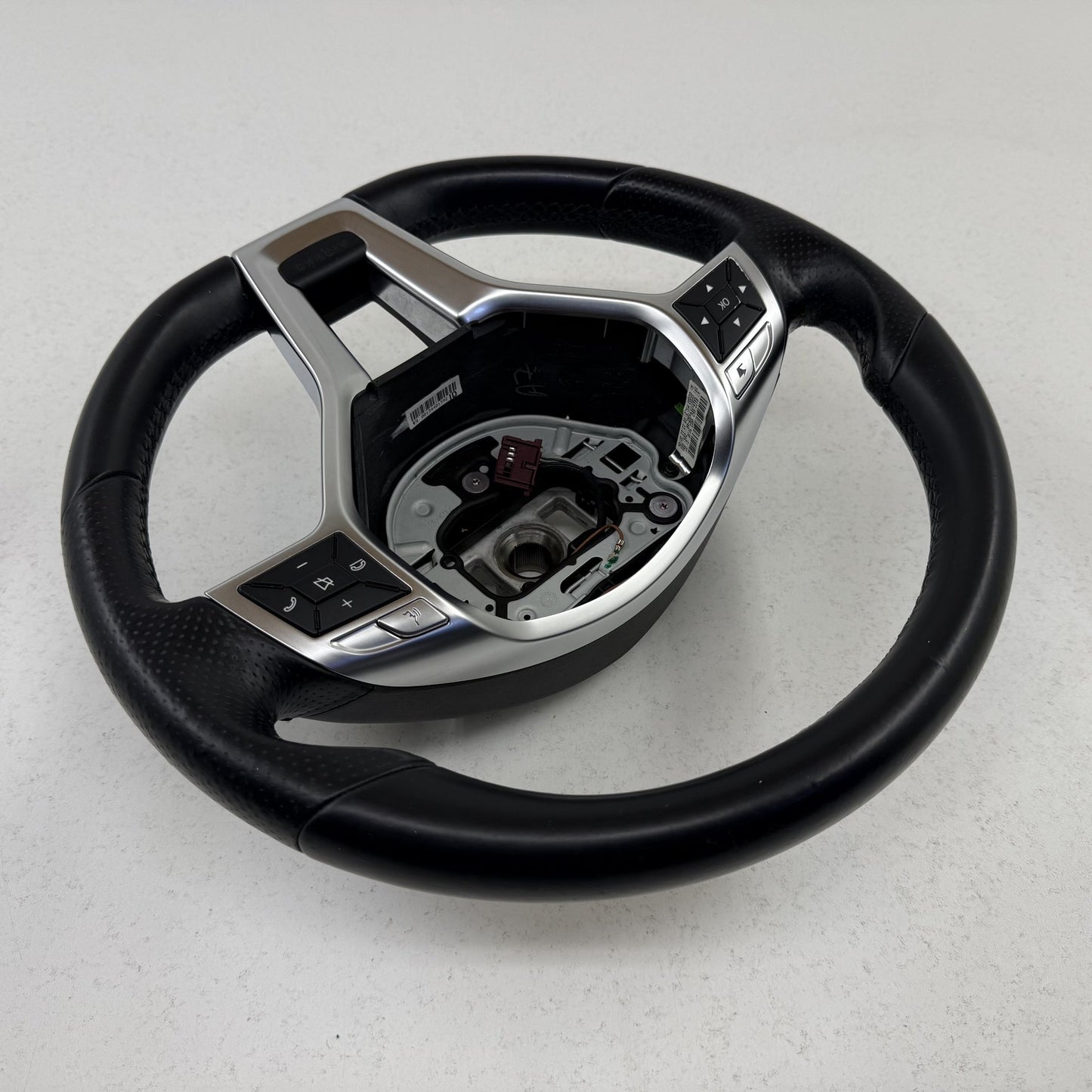 2012-2014 Mercedes-Benz C250 W204 Flat Bottom Sport Steering Wheel Black OEM