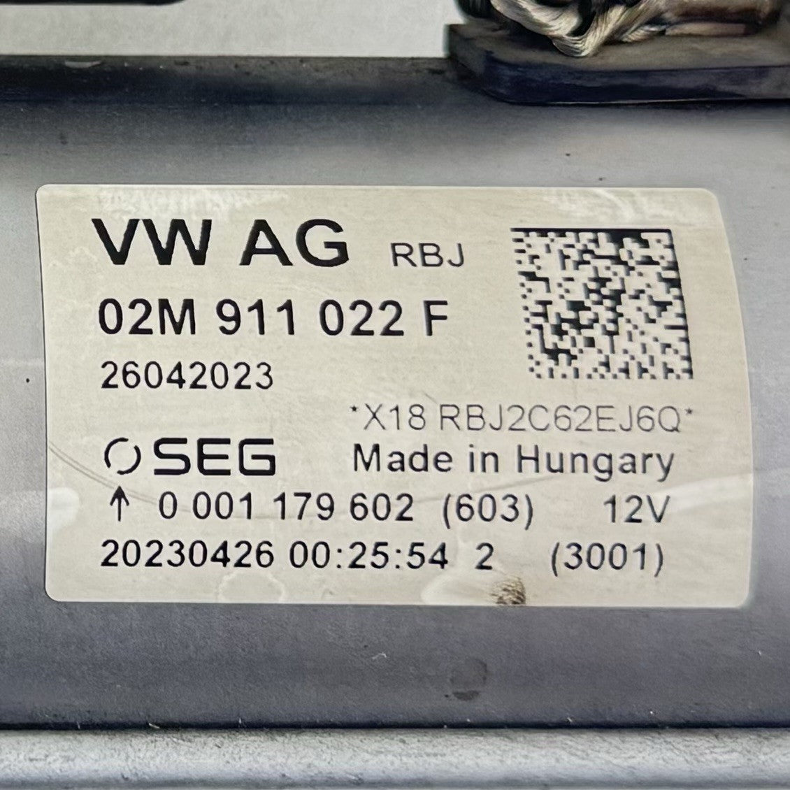 22-25 VOLKSWAGEN GOLF R MK8 MANUAL TRANSMISSION ENGINE CRANK STARTER OEM
