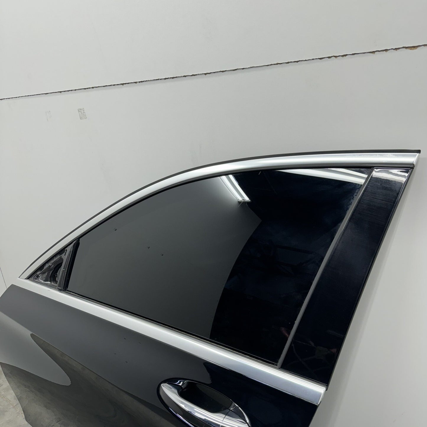 15-20 Mercedes W205 C63 Driver Left Front Door Shell Complete Black OEM