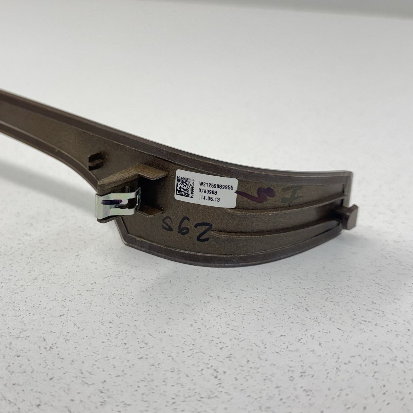 14-16 Mercedes W212 E350 Dashboard Instrument Cluster Trim Cover Wood OEM