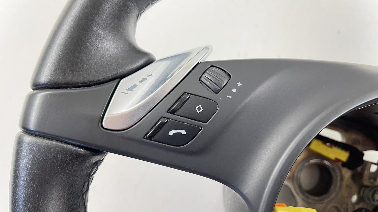 10-16 Porsche Panamera Driver Steering Wheel W/ Paddle Shifters 7PP419091AD OEM