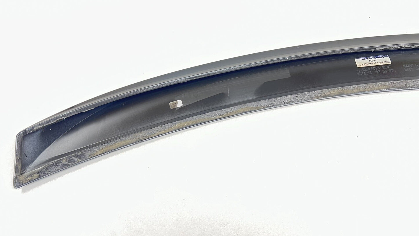 12-18 MERCEDES BENZ CLS550 W218 REAR TRUNK LID SPOILER WING BLACK OEM
