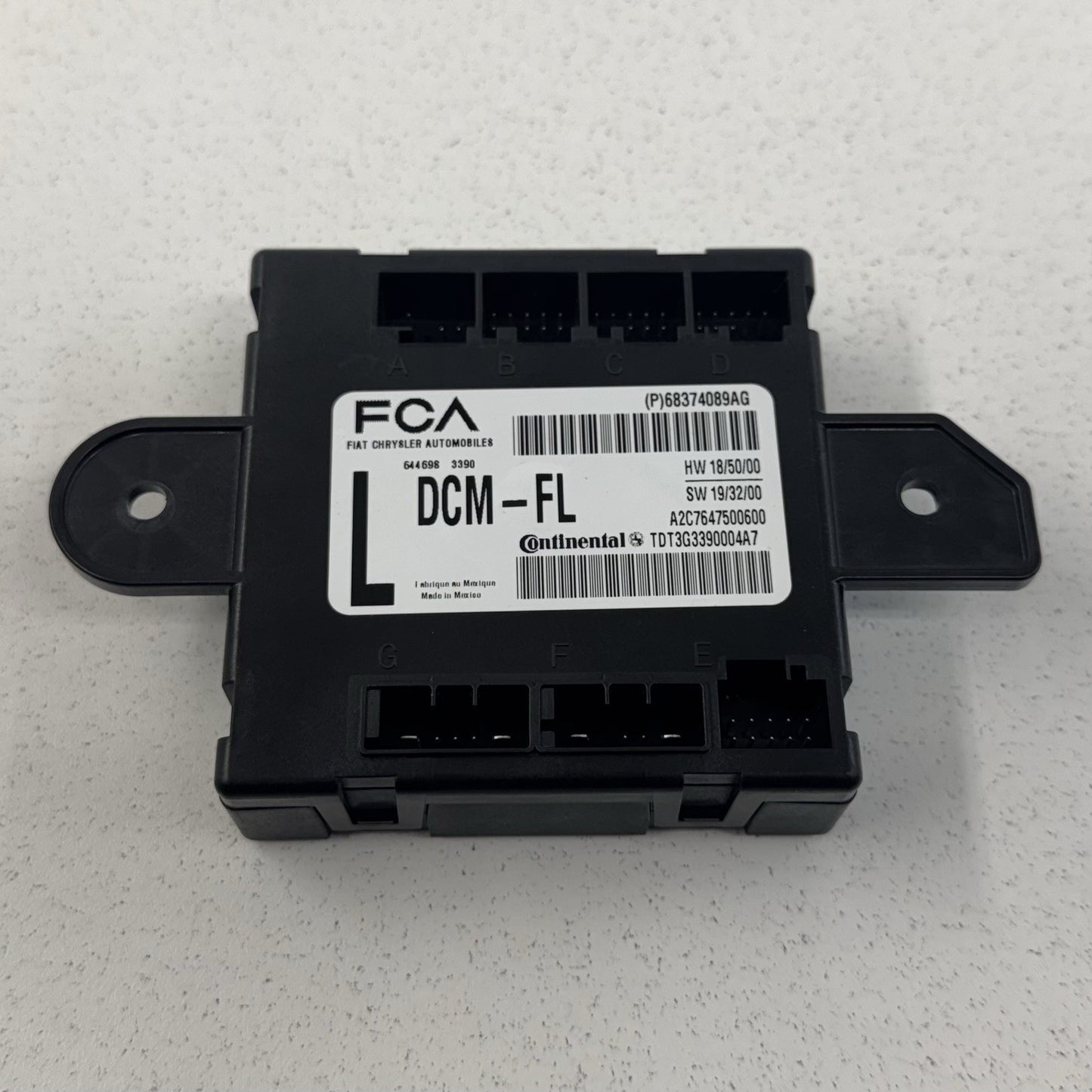 19-21 Ram 2500 3500 Driver Left Front Door Control Module 68374089AG OEM
