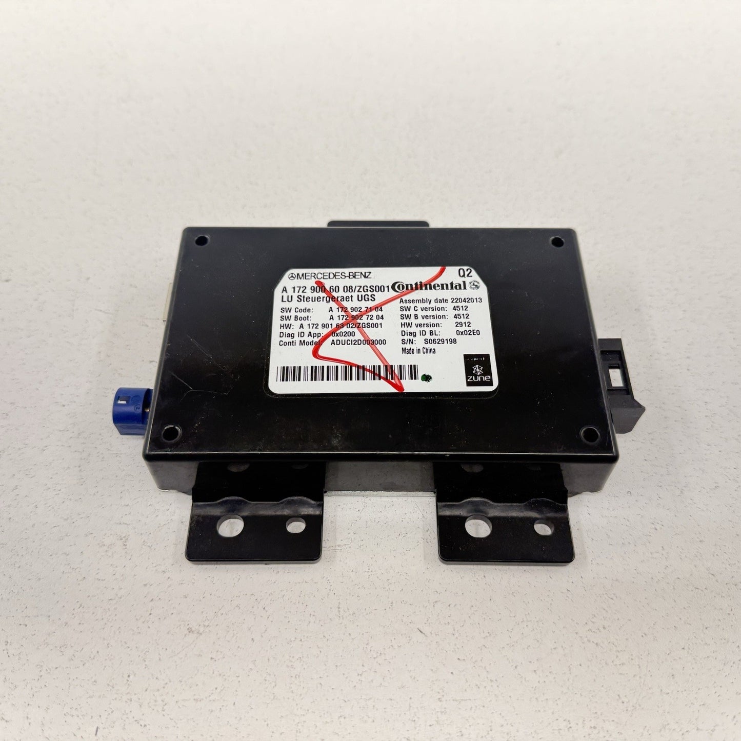 10-16 Mercedes W212 E350 Communication Interface Control Module 1729006008 OEM